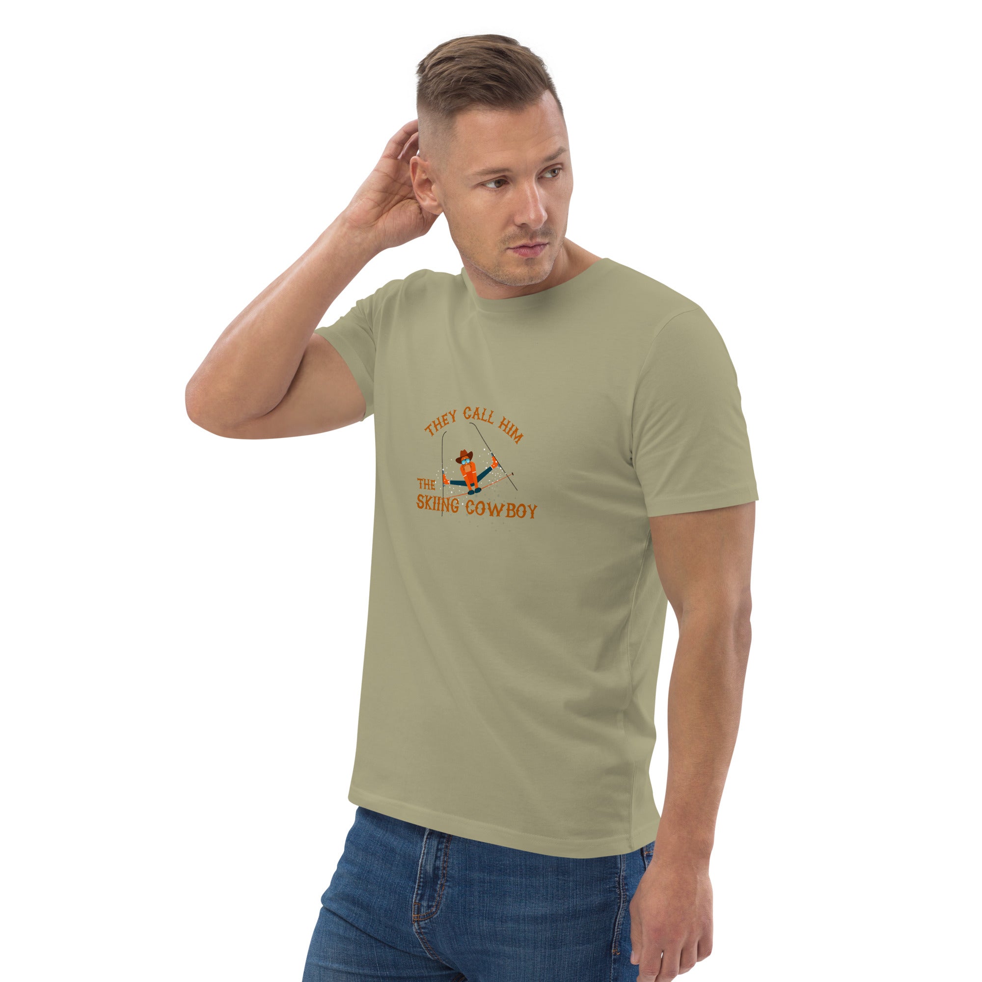 Unisex organic cotton t-shirt Hot Dogger on dark colors