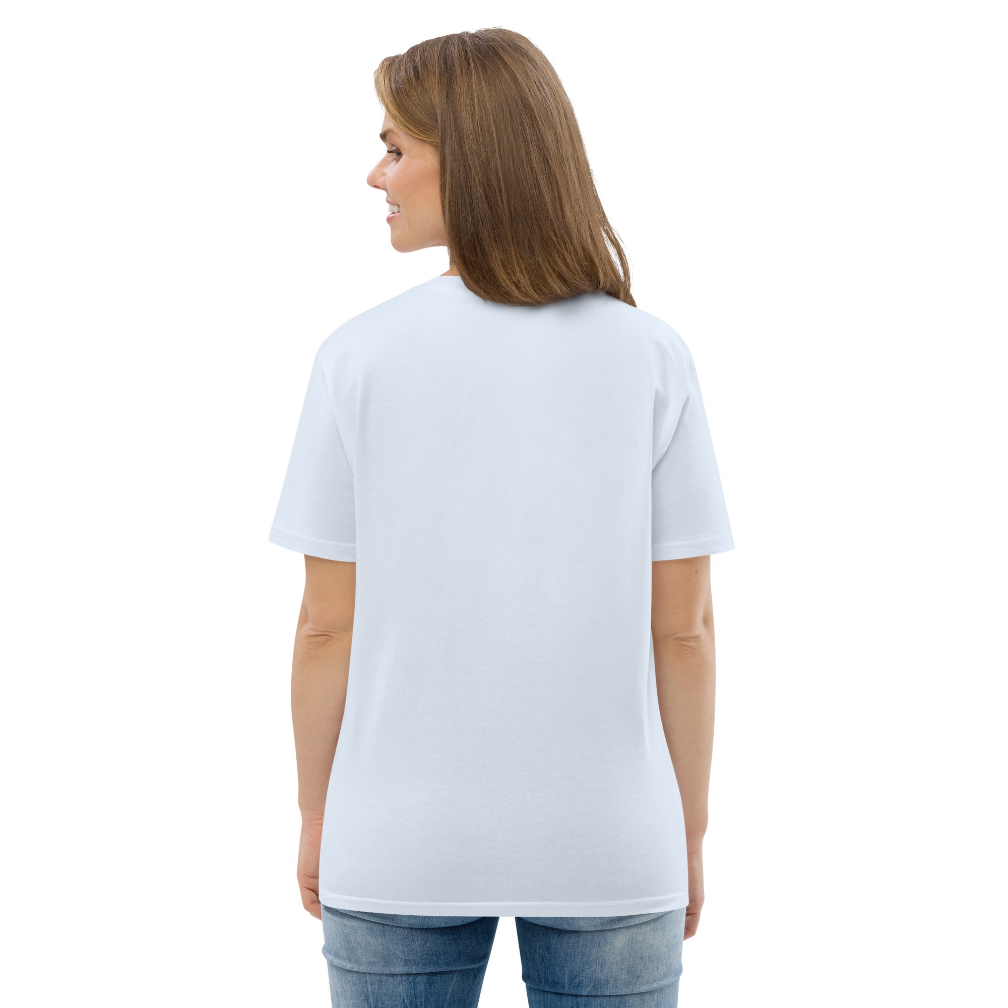 T-shirt unisexe en coton biologique Oh Bonne Mer 2 brodé sur couleurs claires