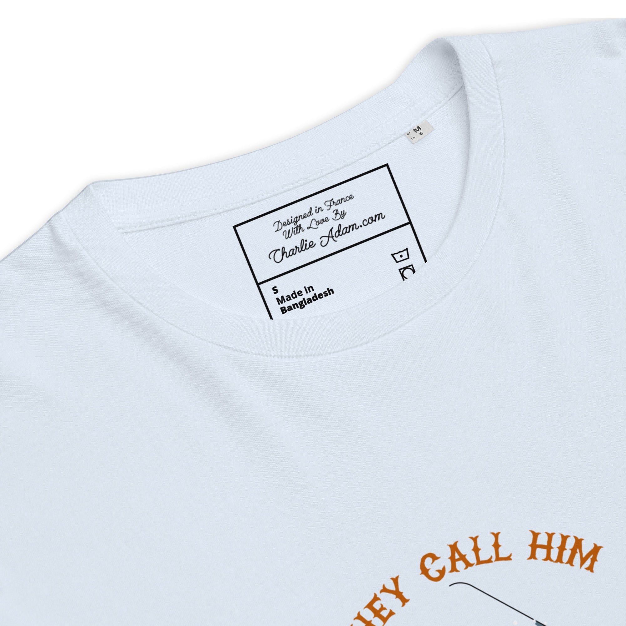 T-shirt unisexe en coton biologique Hot Dogger sur couleurs claires