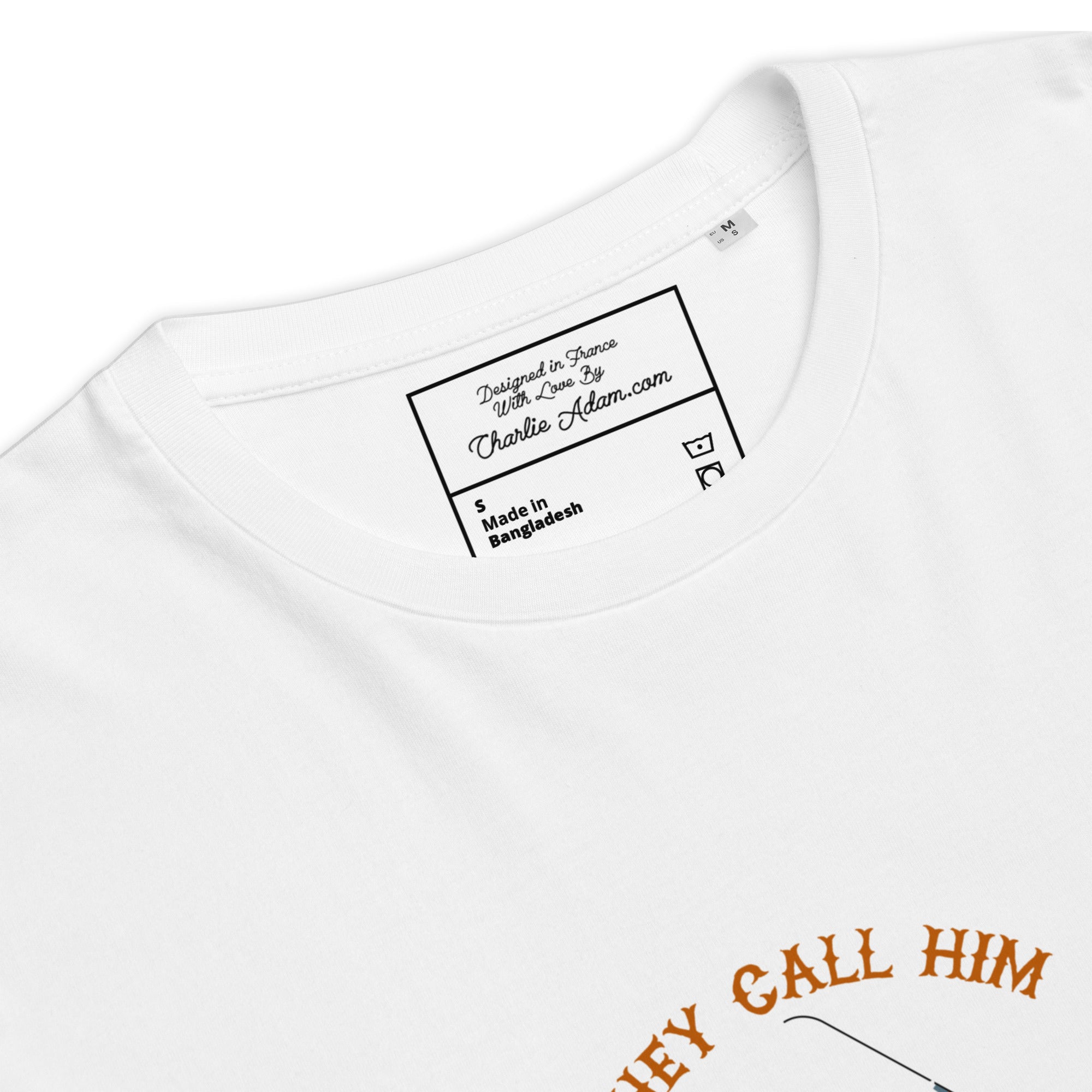 T-shirt unisexe en coton biologique Hot Dogger sur couleurs claires