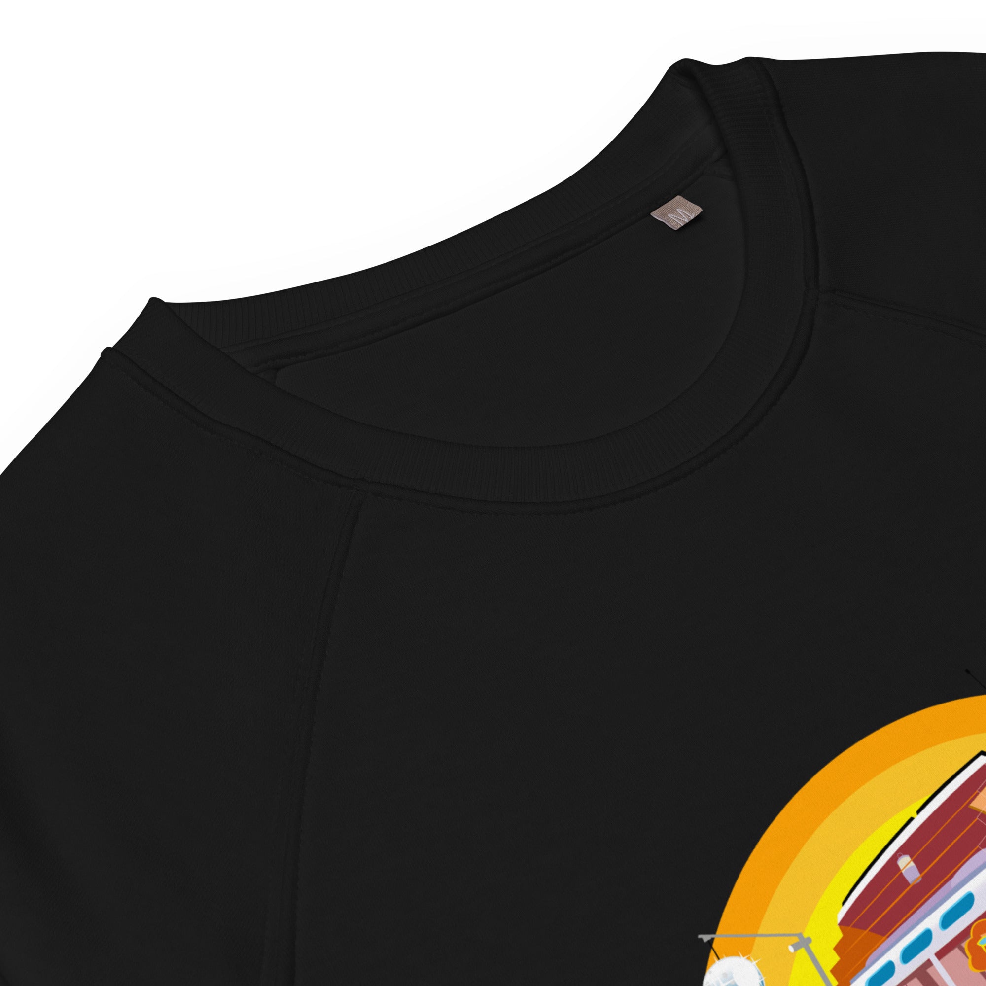 Unisex organic raglan sweatshirt Ultra Combi Home is where you park it