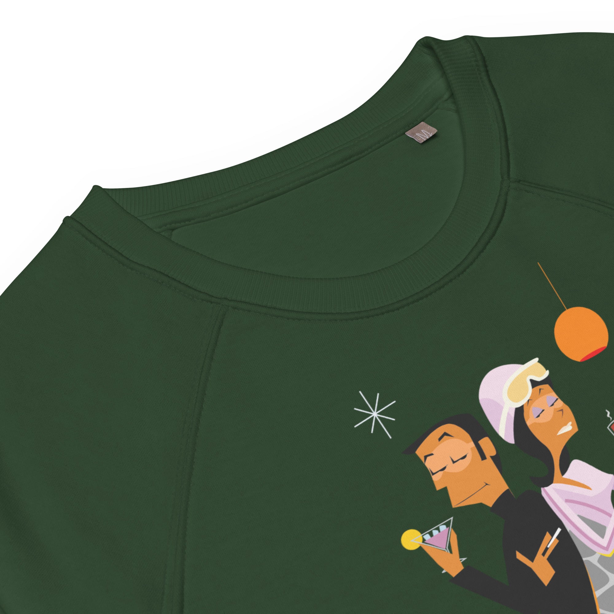 Sweatshirt écologique raglan unisexe License To Chill Mission Après-Ski