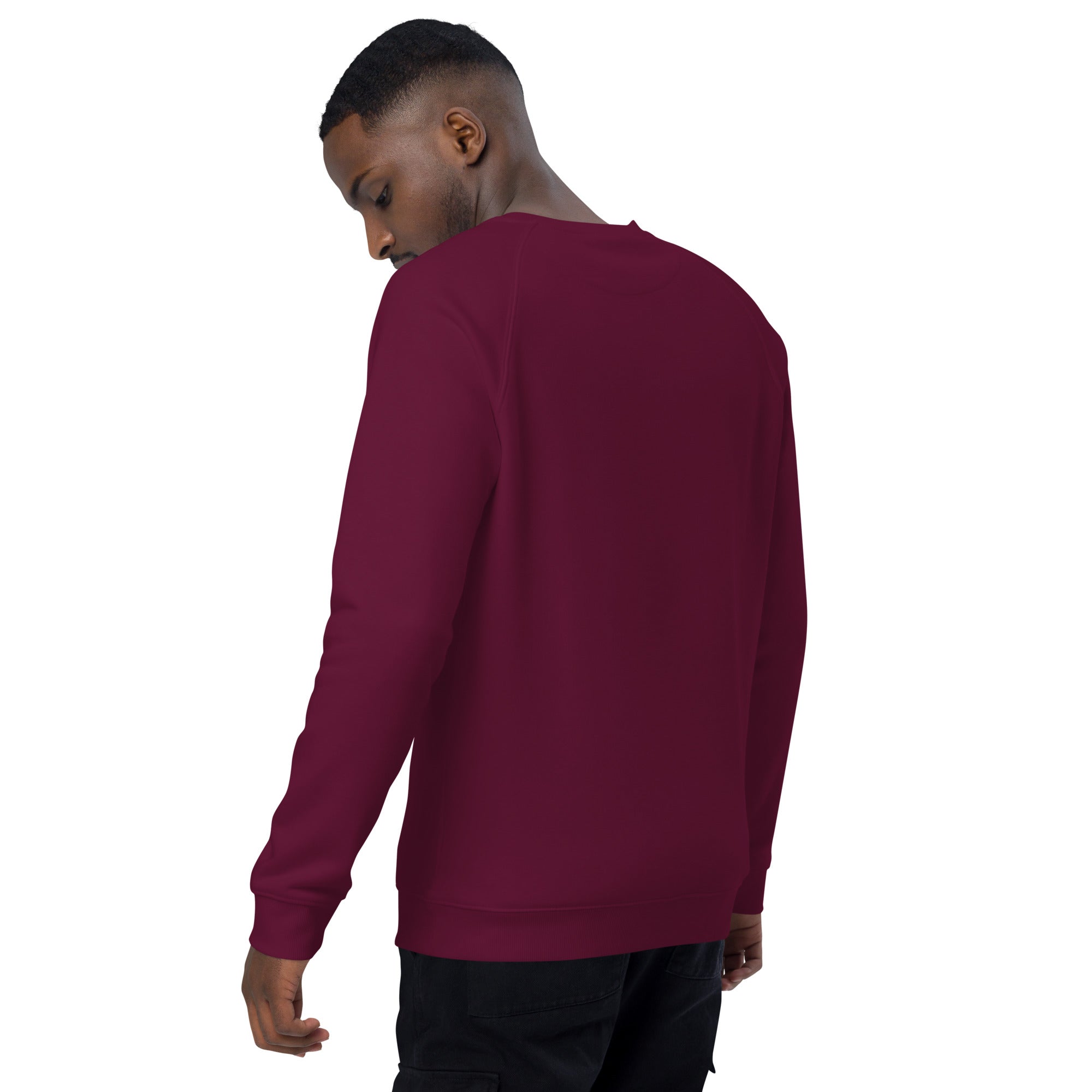 Unisex organic raglan sweatshirt Ultra Combi Home is where you park it