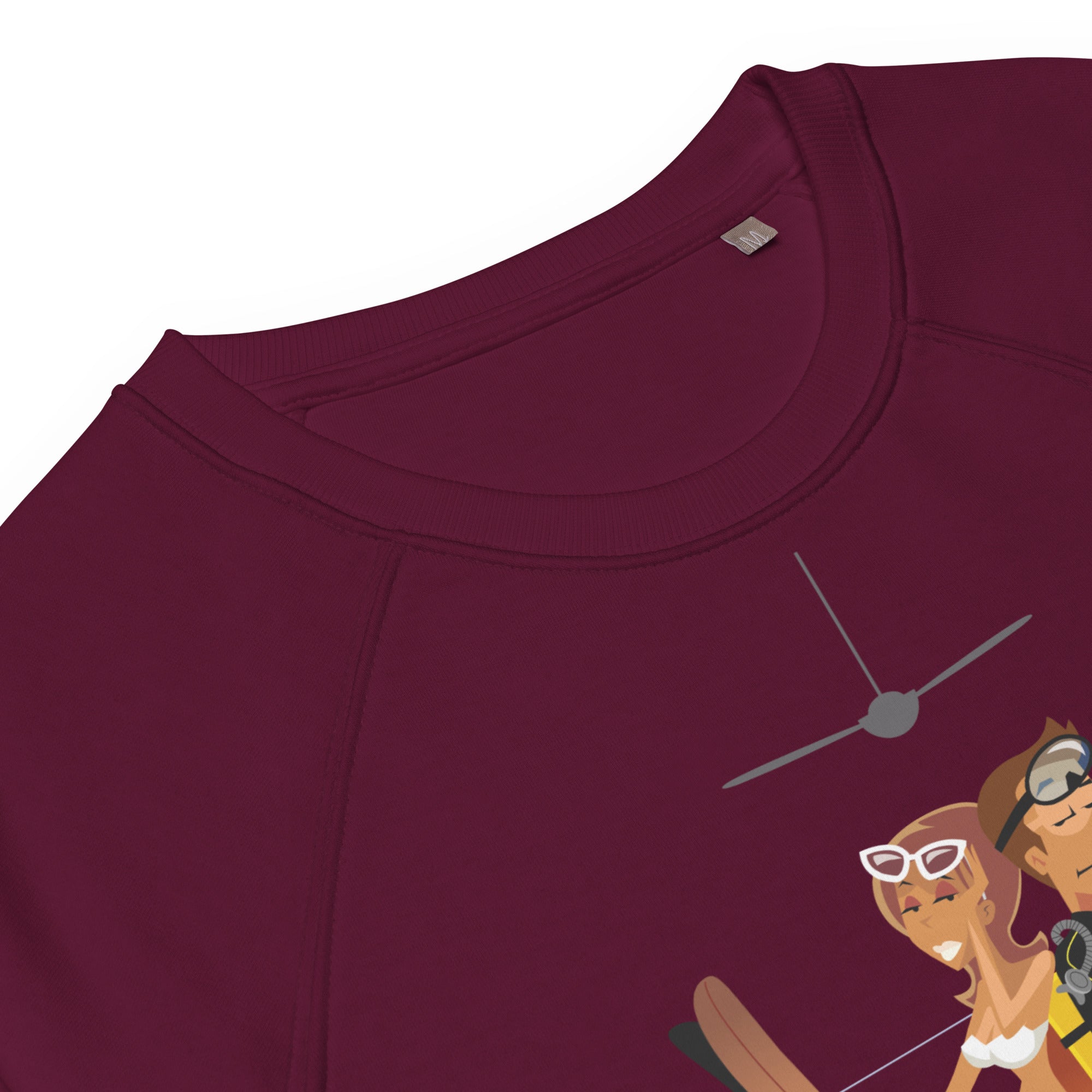 Sweatshirt écologique raglan unisexe License to Chill Vamos a la Playa