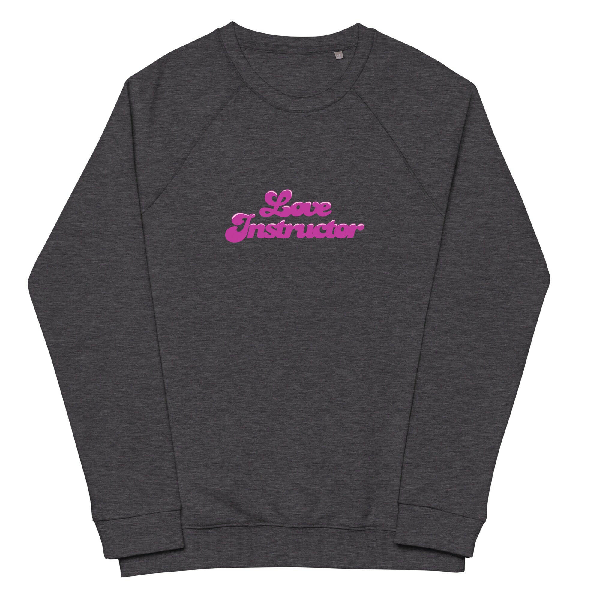 Sweatshirt écologique raglan unisexe Love Instructor