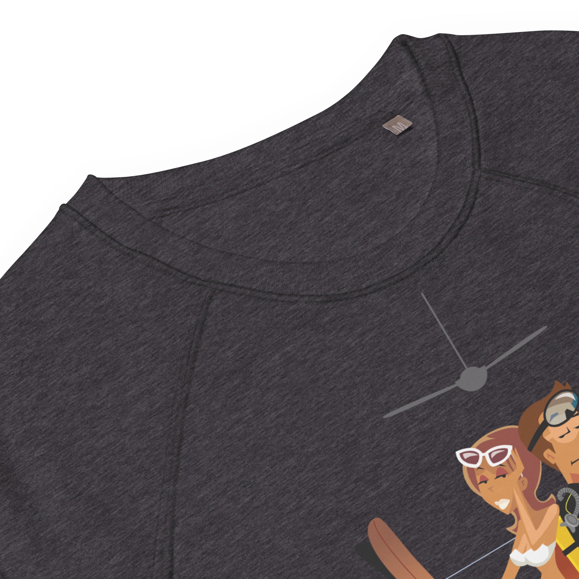 Sweatshirt écologique raglan unisexe License to Chill Vamos a la Playa