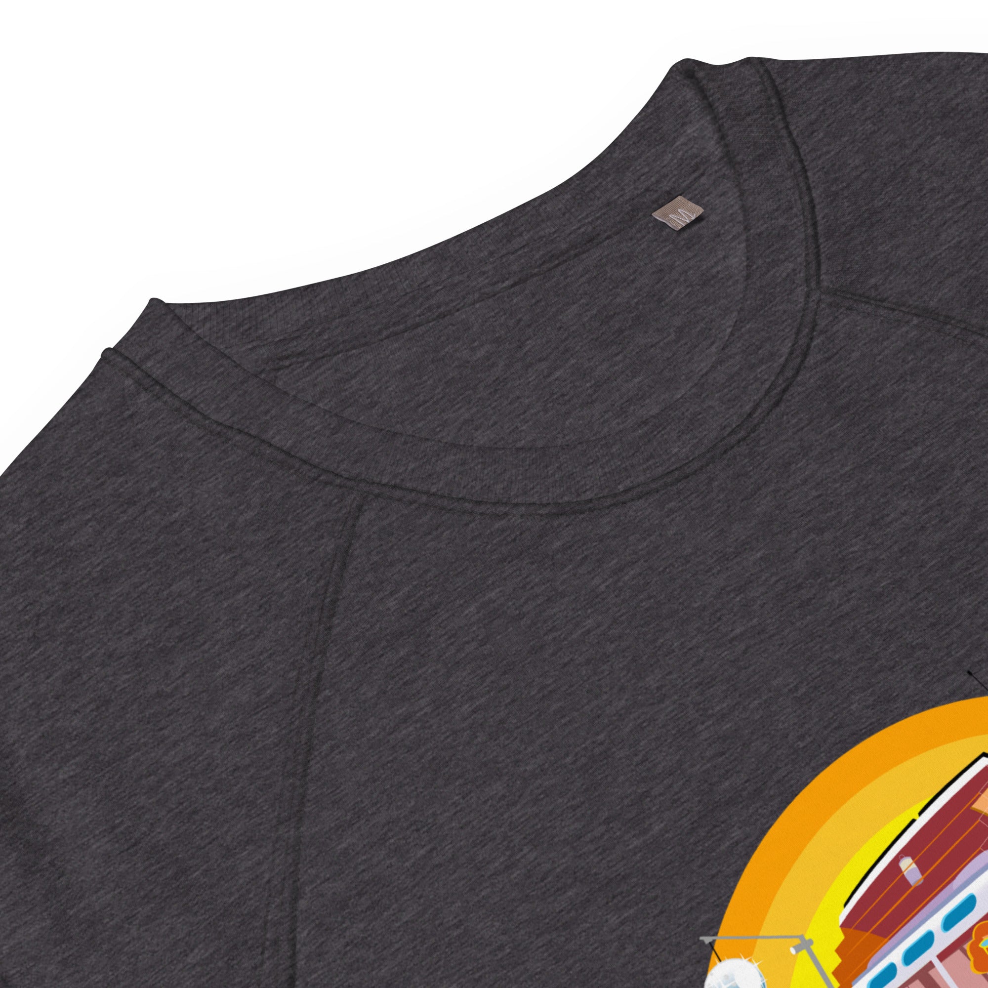 Unisex organic raglan sweatshirt Ultra Combi Home is where you park it