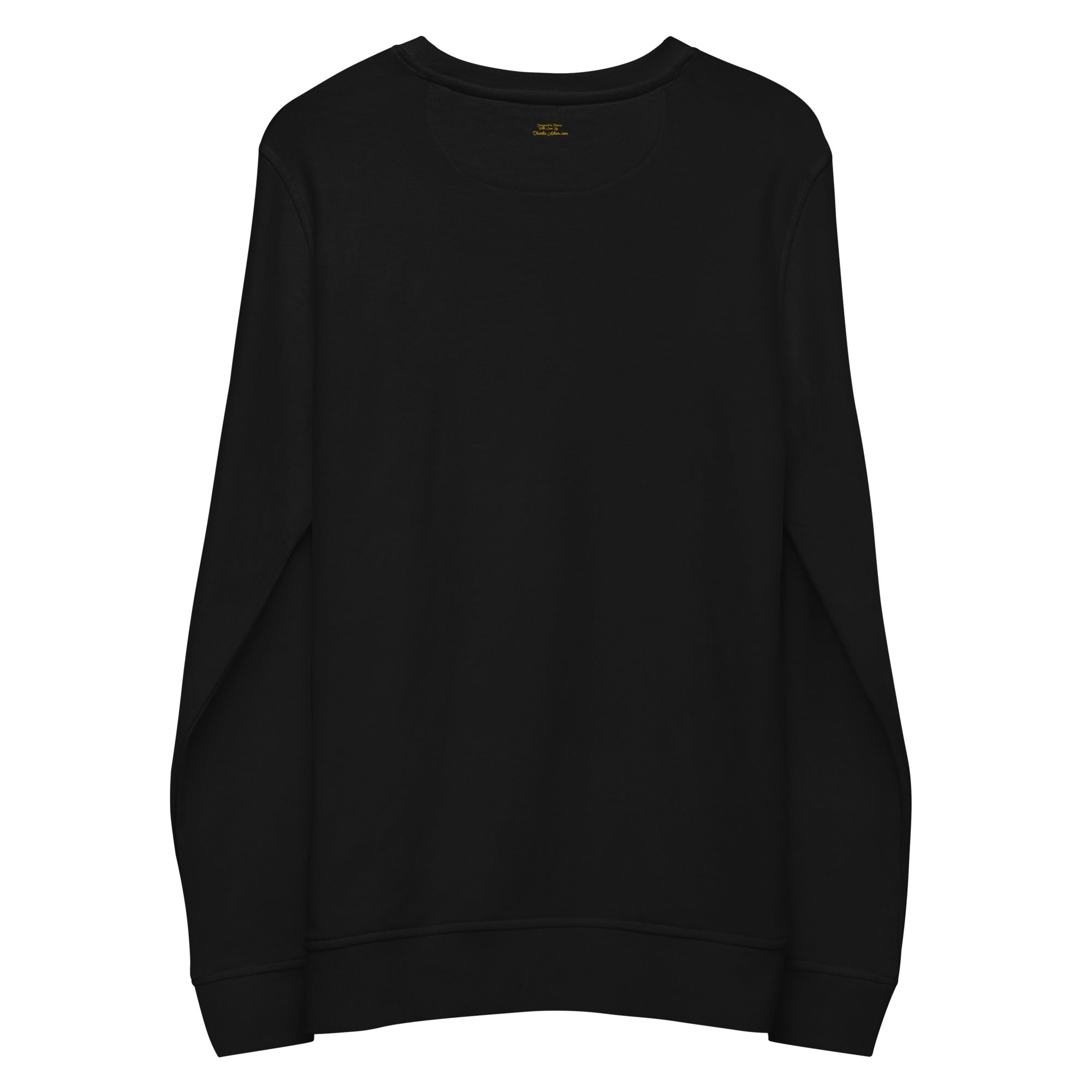 Unisex organic sweatshirt Peace, Love and Fresh Snow - The Skiing Cowboy