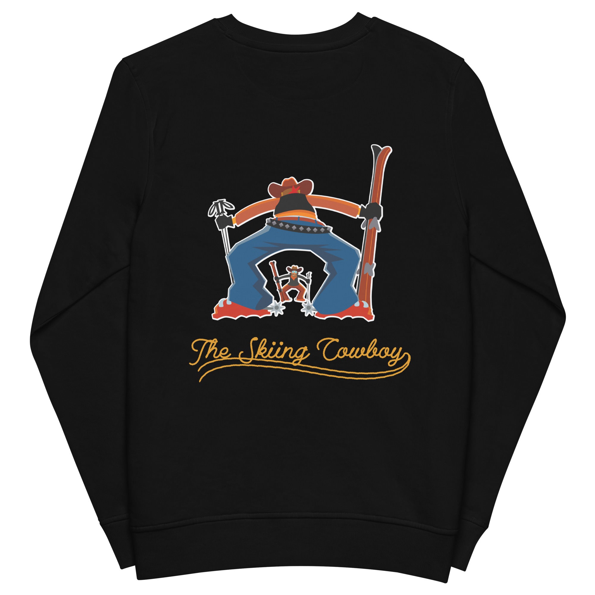 Sweat écologique unisexe Ski Fight at OK Corral Outline (face & dos)