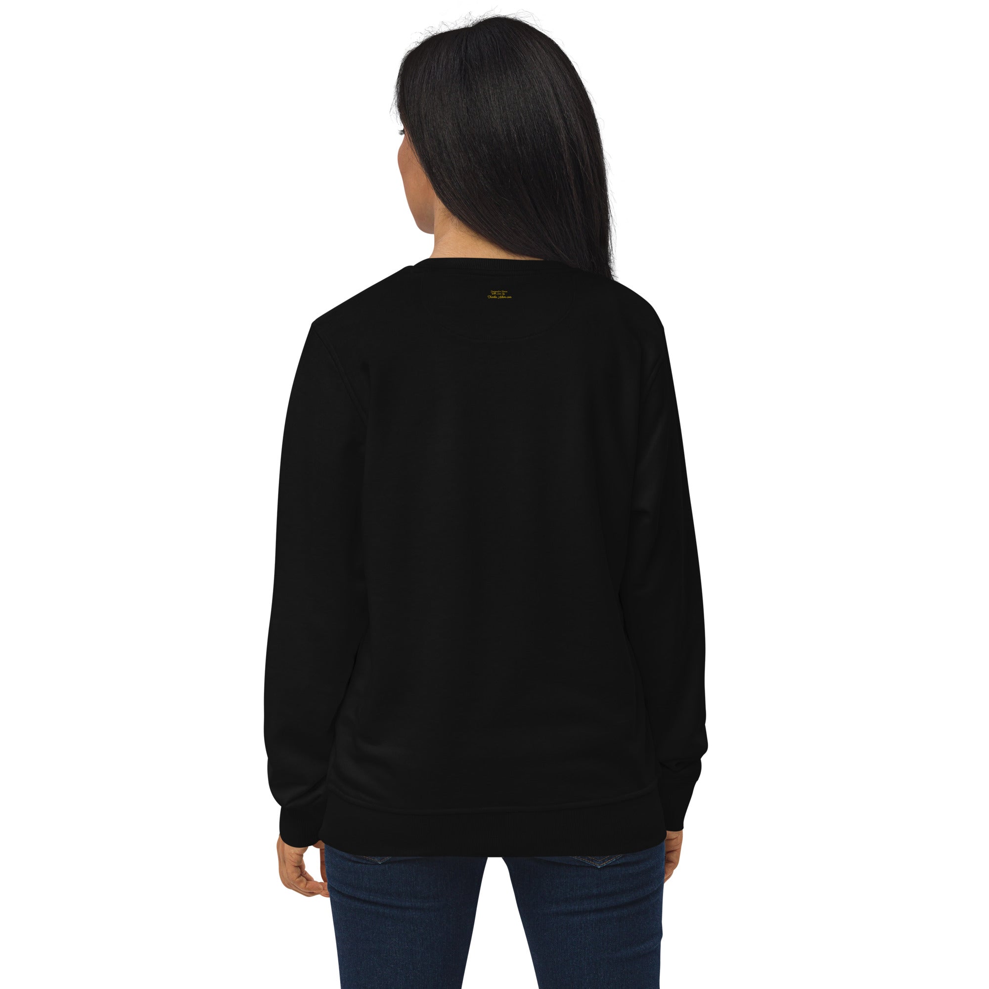 Unisex organic sweatshirt White Camper Van Home is where you park it