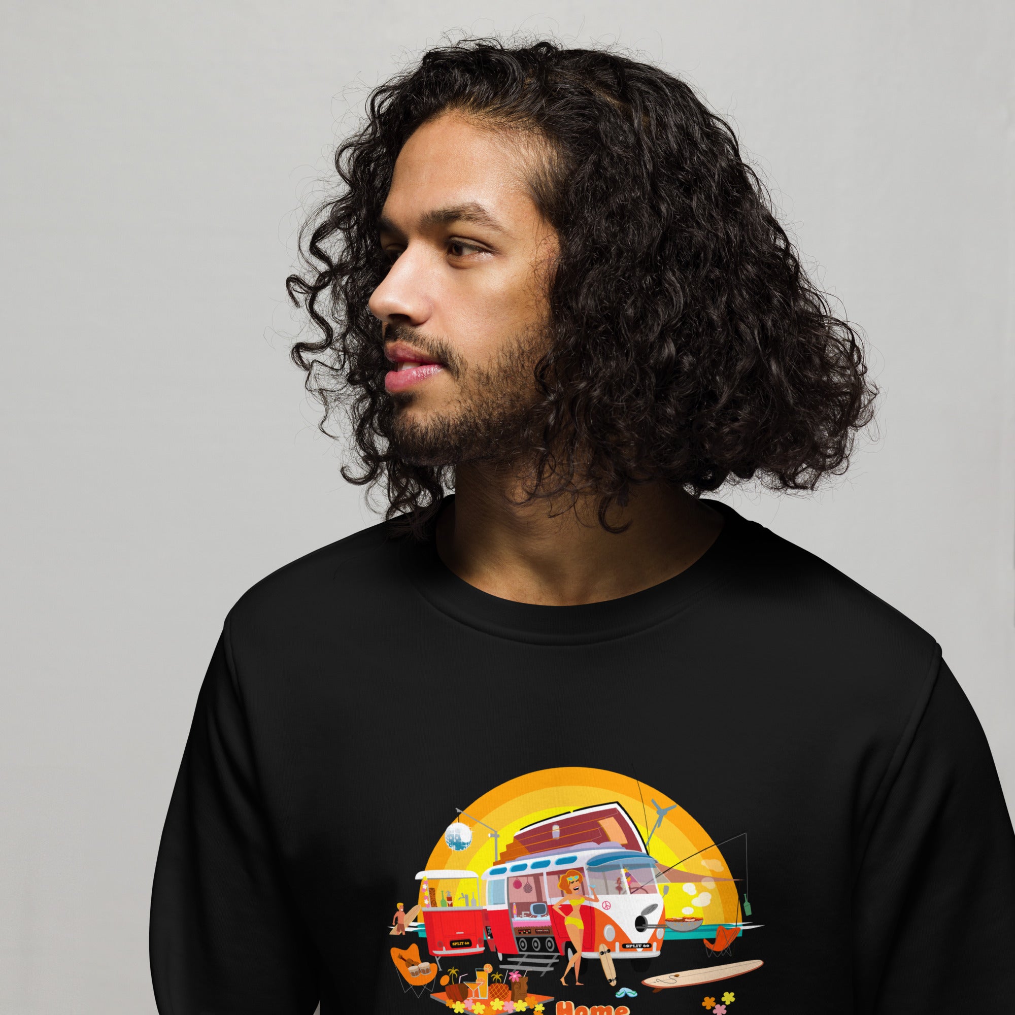 Sweat écologique unisexe Ultra Combi Home is where you park it