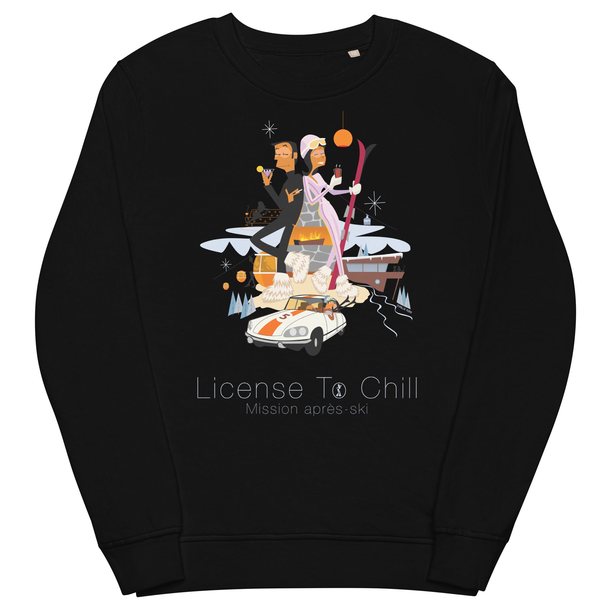 Sweat écologique unisexe License To Chill Mission Après-Ski