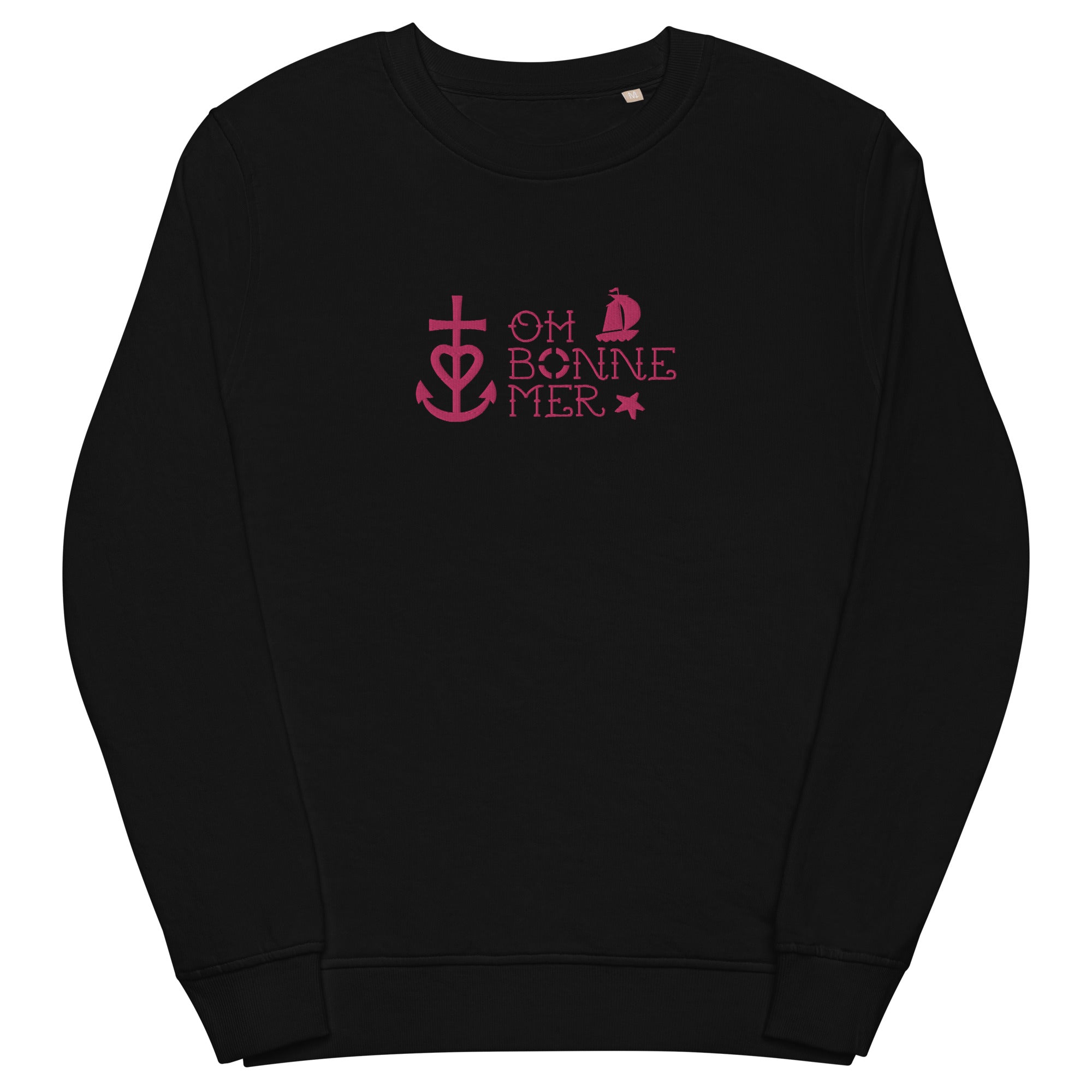Sweat écologique unisexe Oh Bonne Mer 2 flamingo brodé