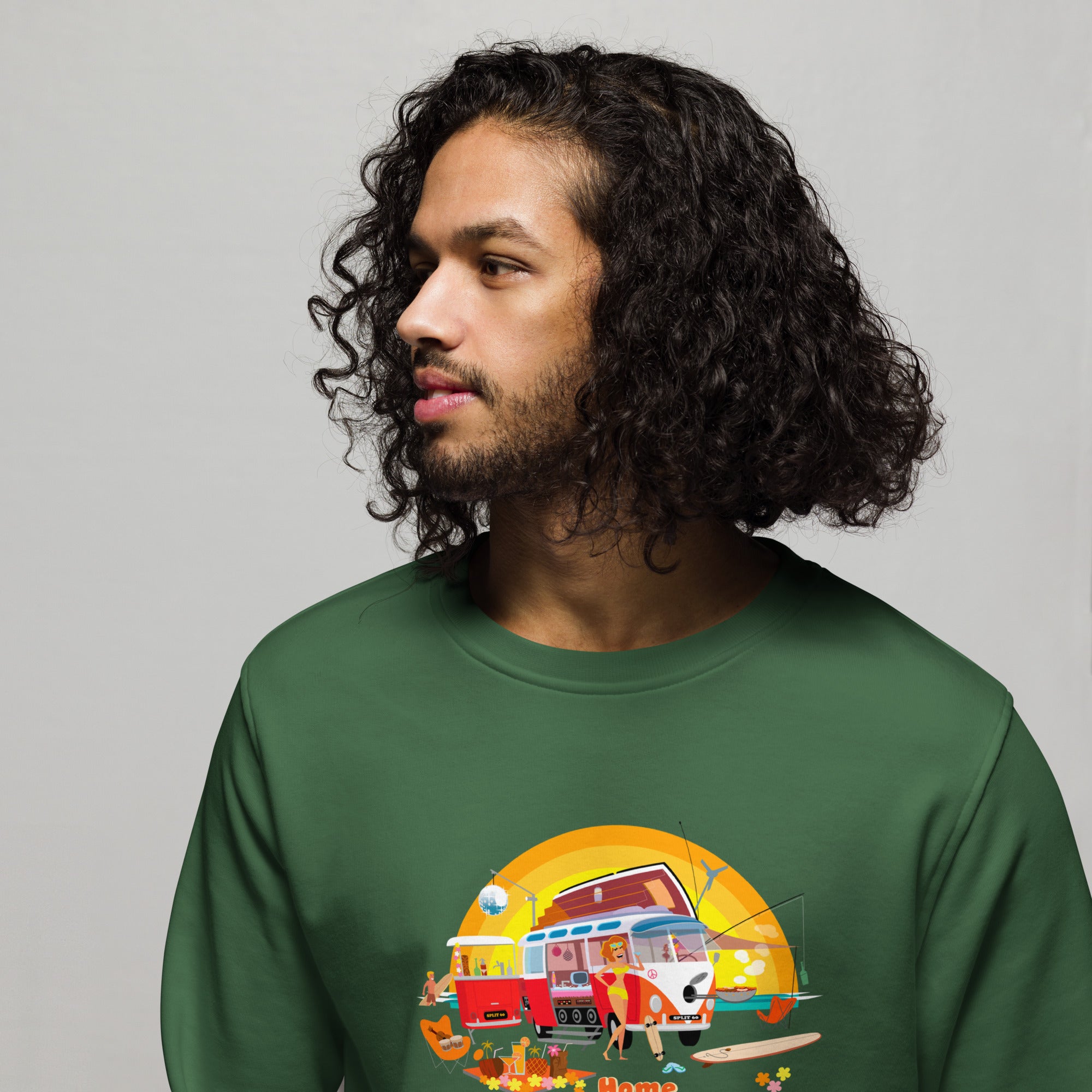 Sweat écologique unisexe Ultra Combi Home is where you park it