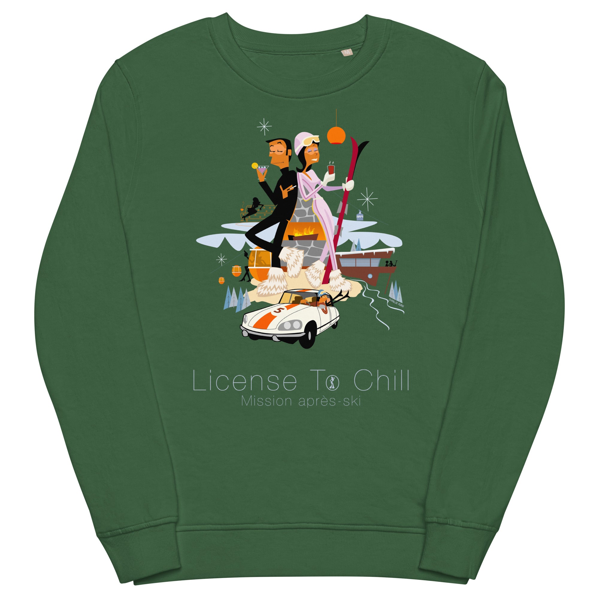 Sweat écologique unisexe License To Chill Mission Après-Ski