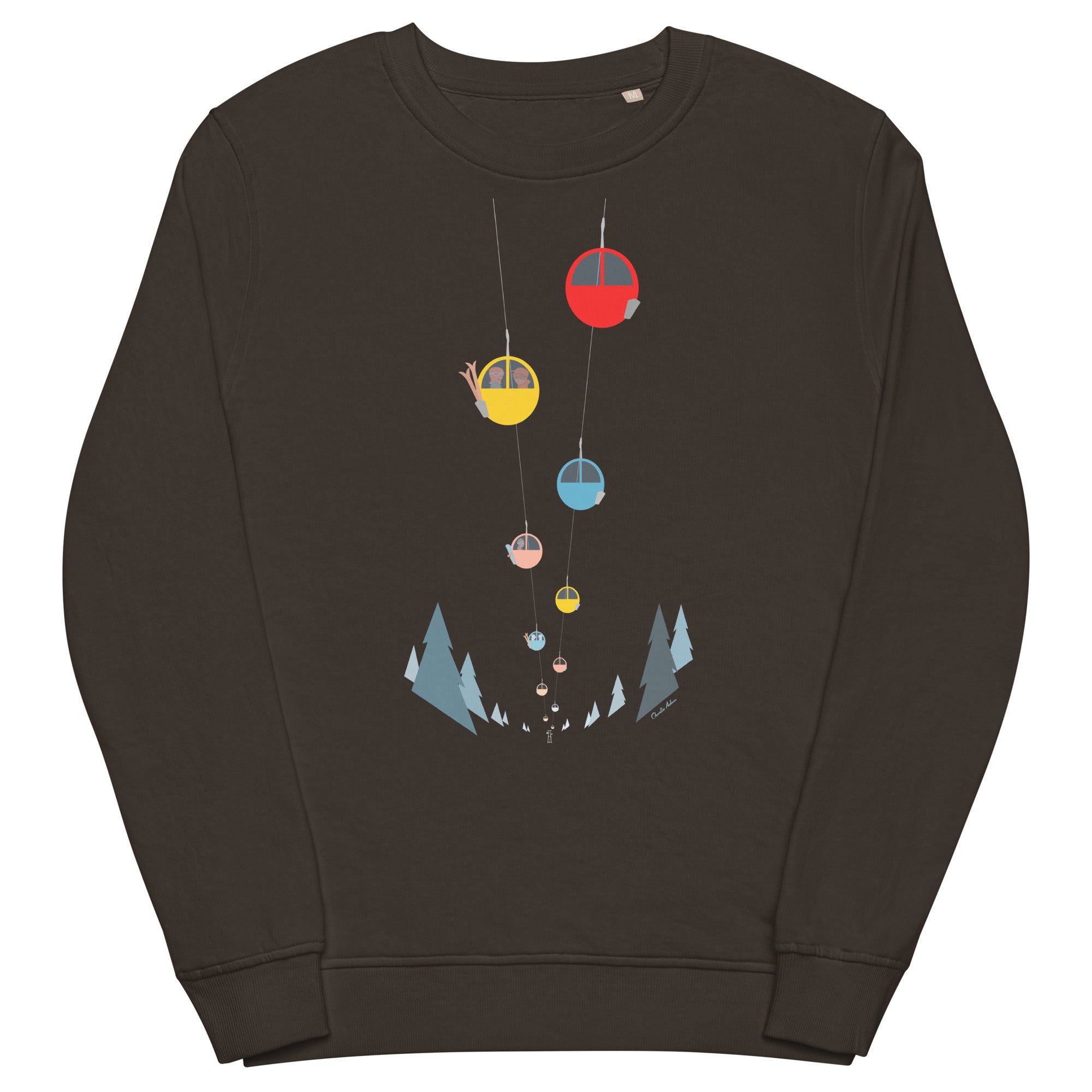 Sweat écologique unisexe Gondolas in the mist