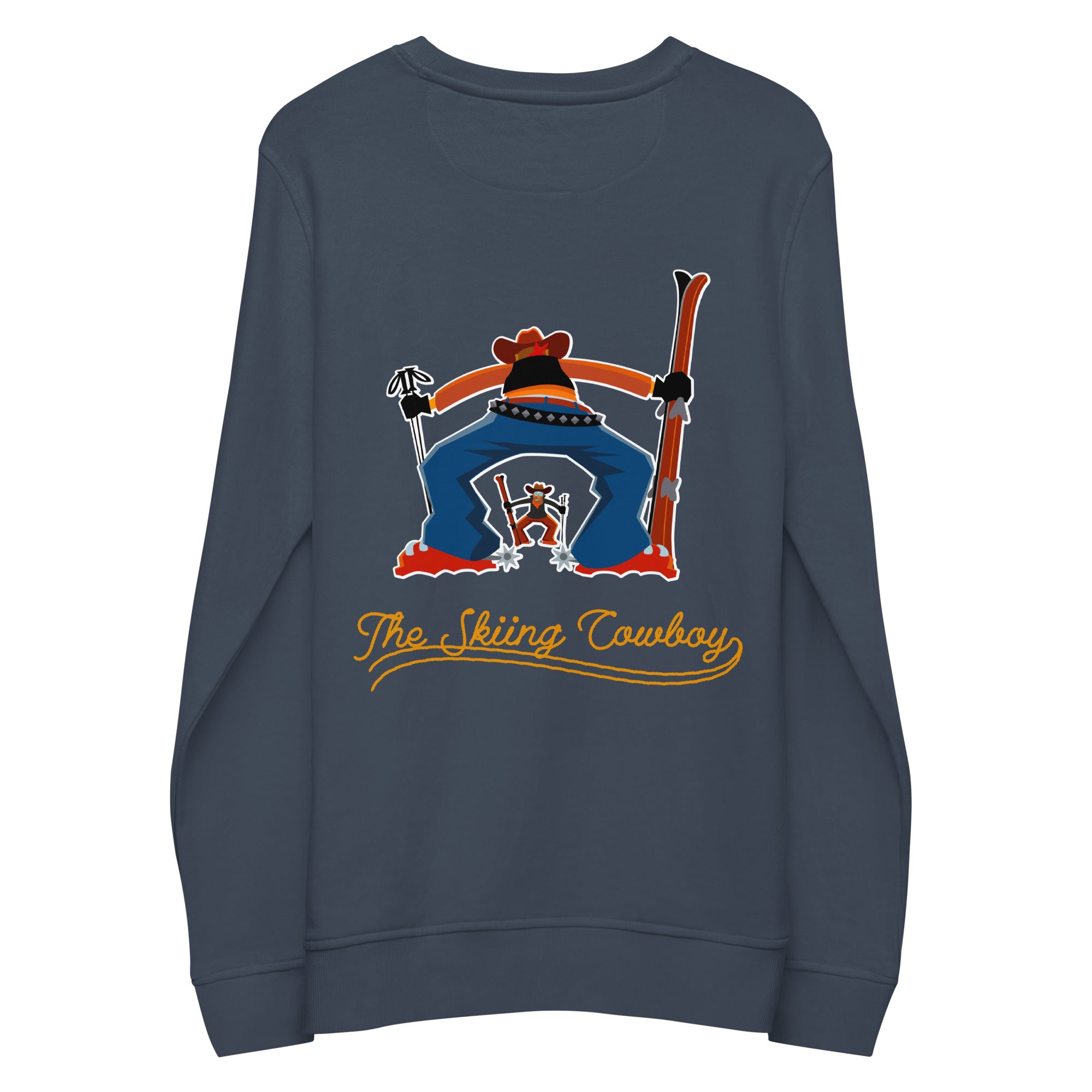 Sweat écologique unisexe Ski Fight at OK Corral Outline (face & dos)