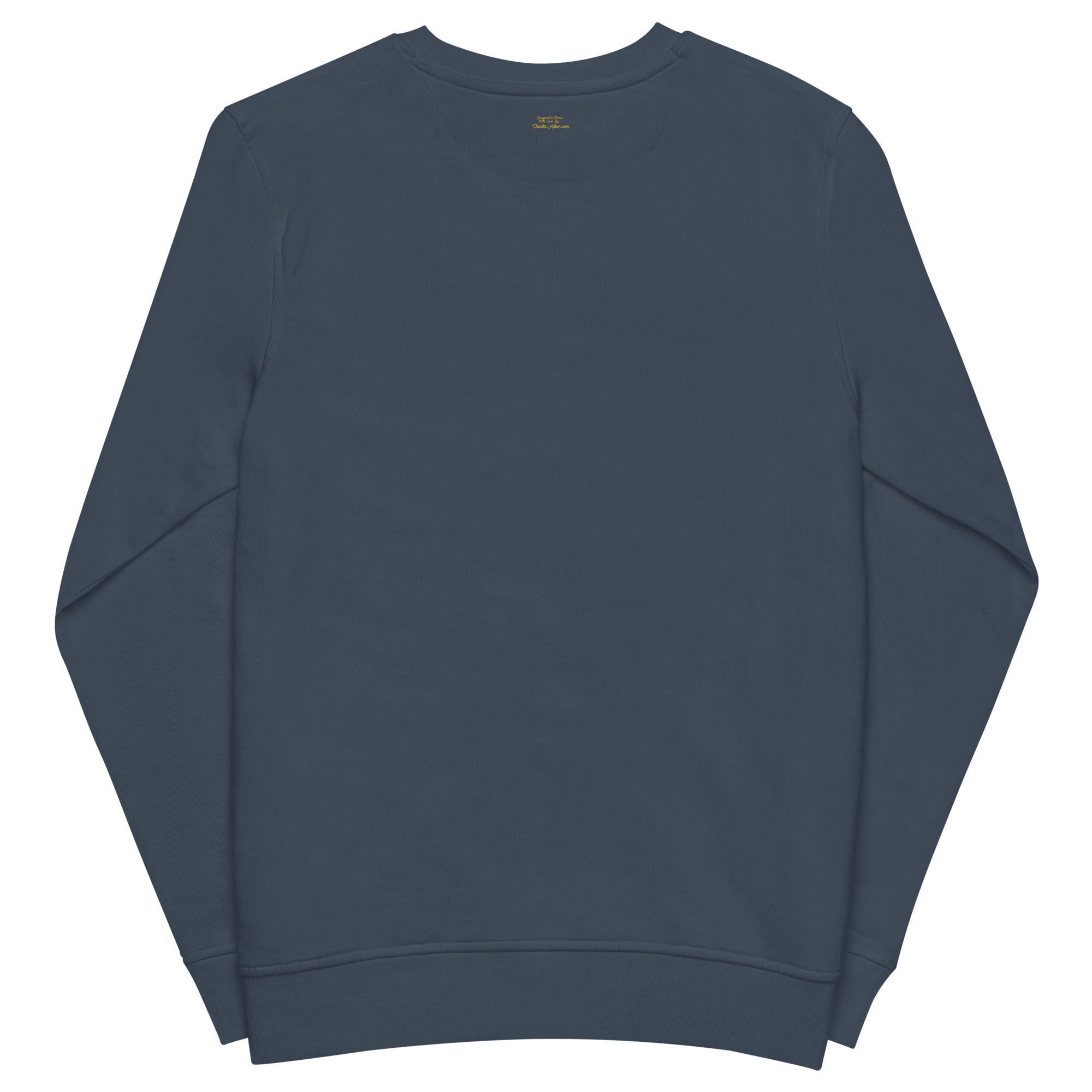 Unisex organic sweatshirt Free camping is not a crime