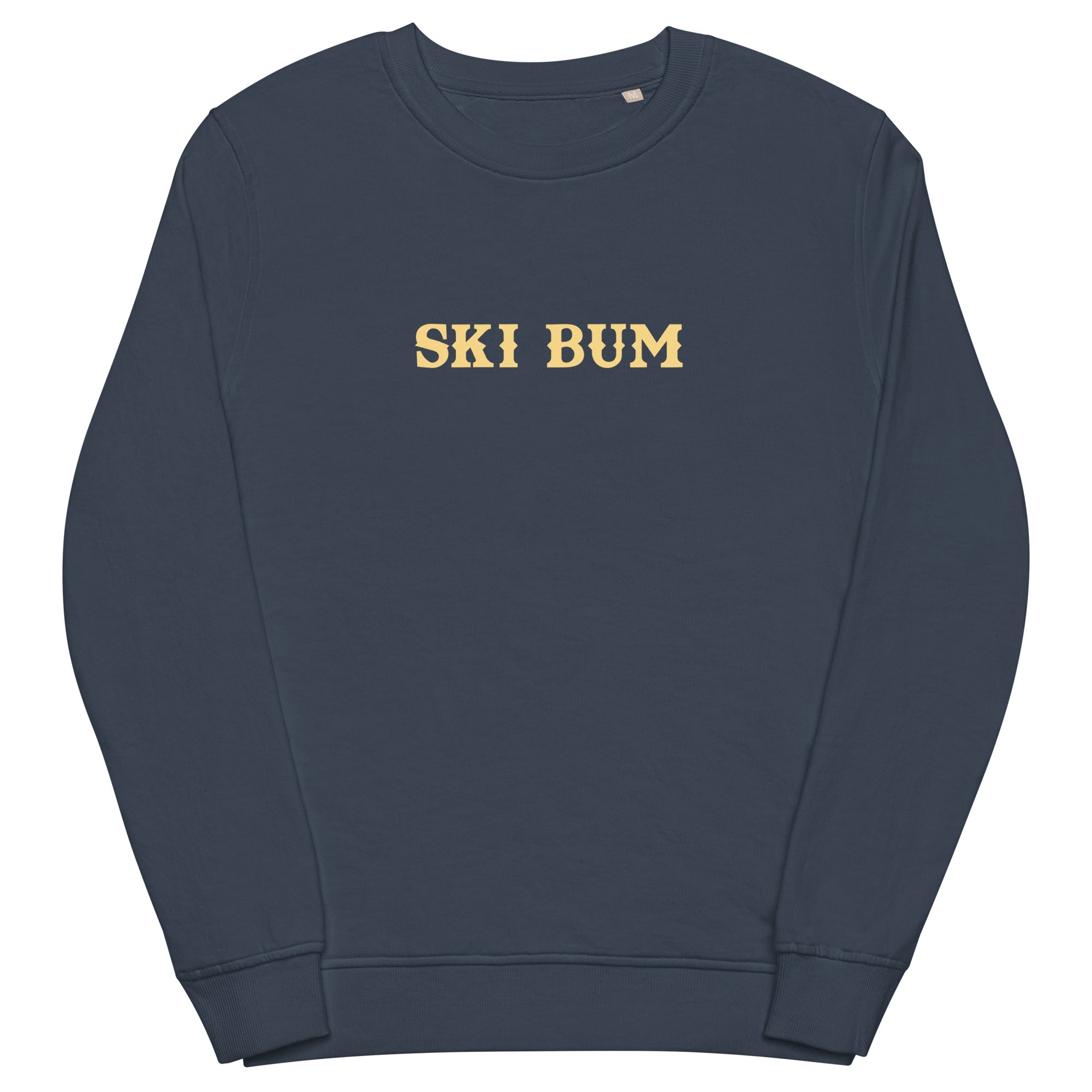 Sweat écologique unisexe Ski Bum texte clair