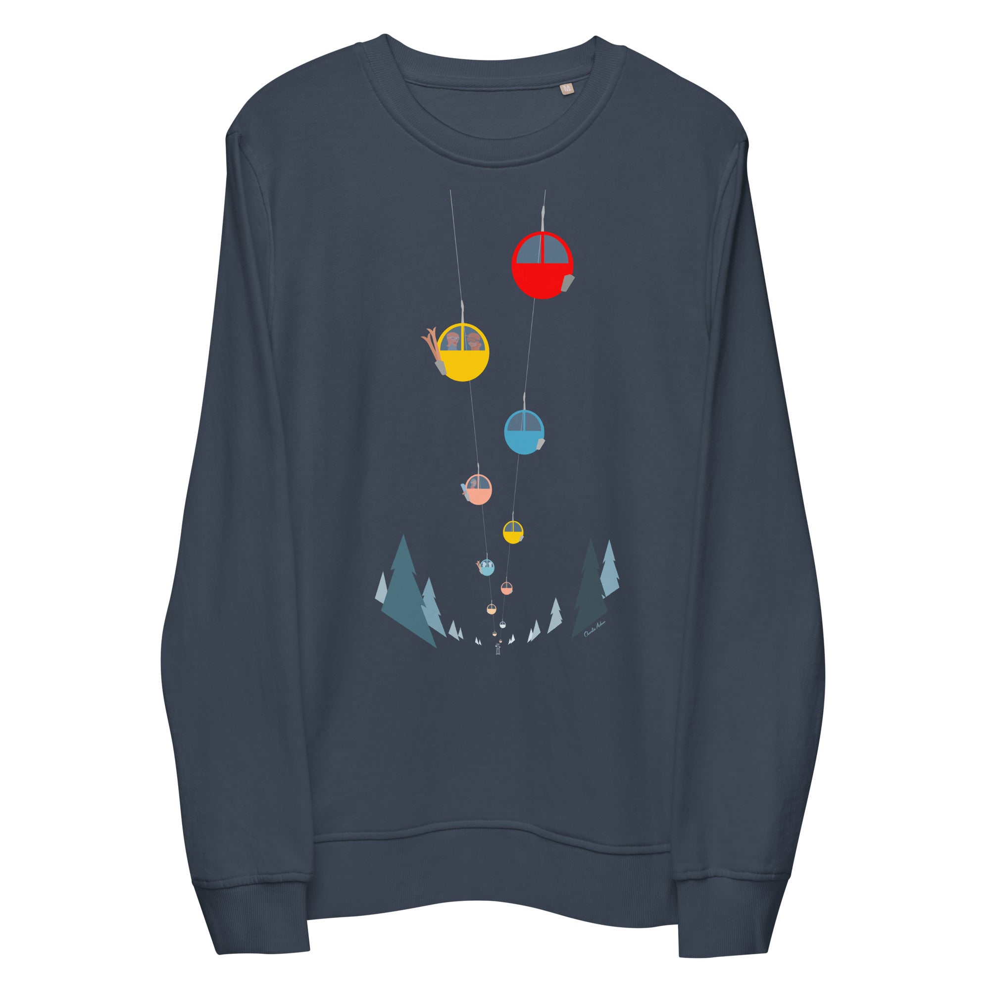 Sweat écologique unisexe Gondolas in the mist