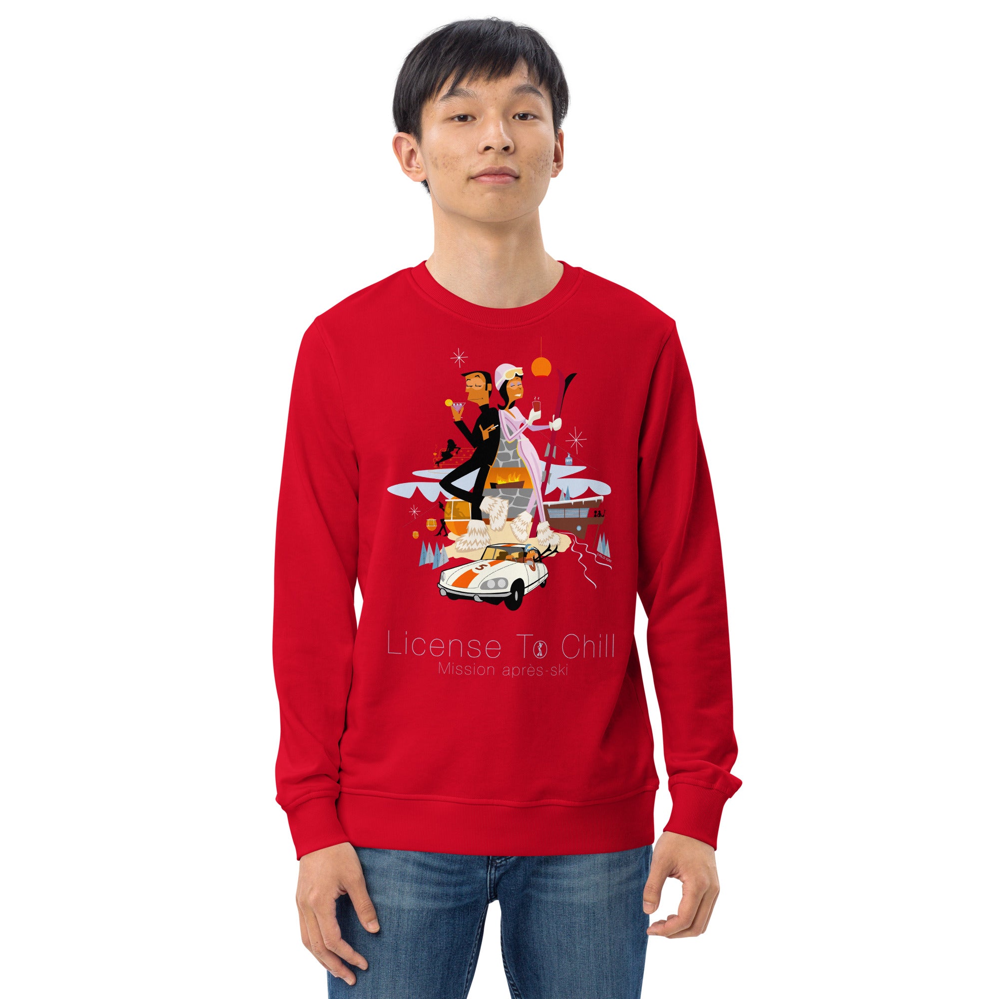 Sweat écologique unisexe License To Chill Mission Après-Ski