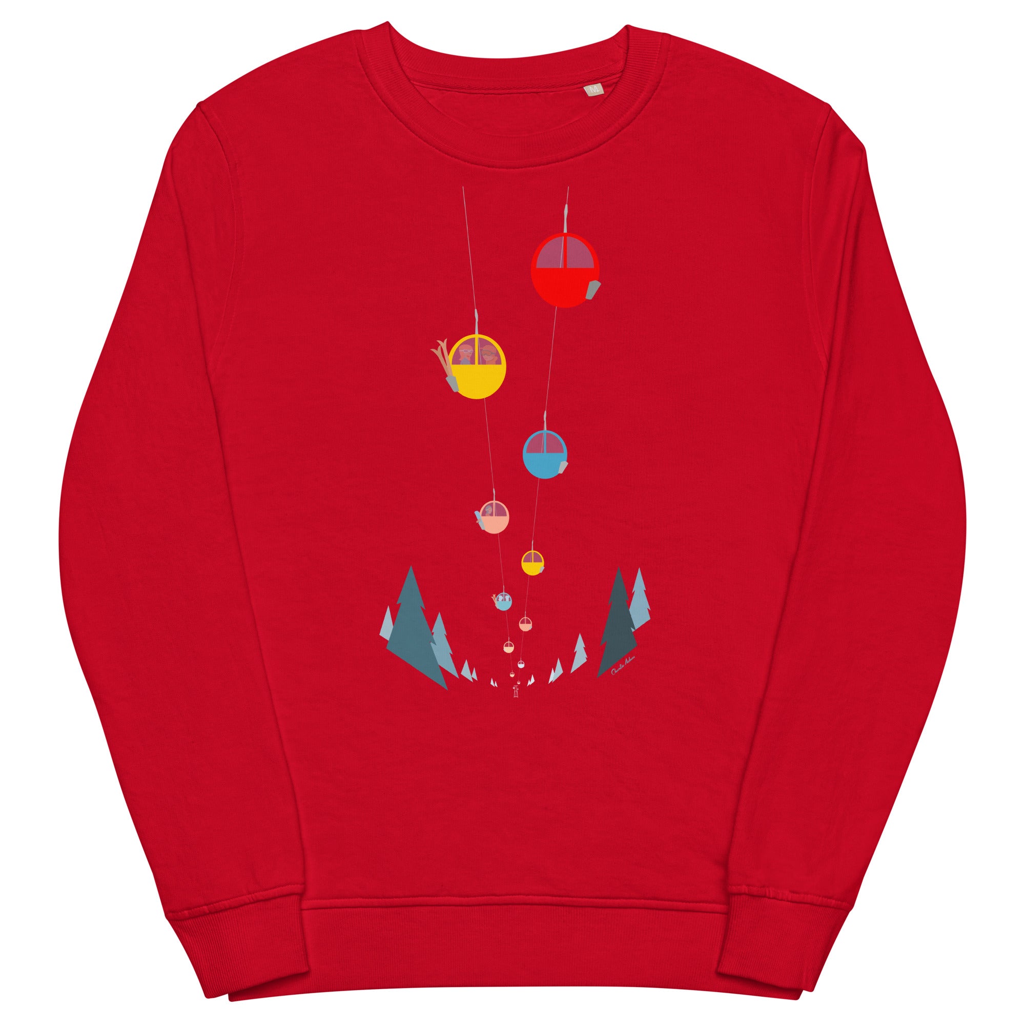 Sweat écologique unisexe Gondolas in the mist