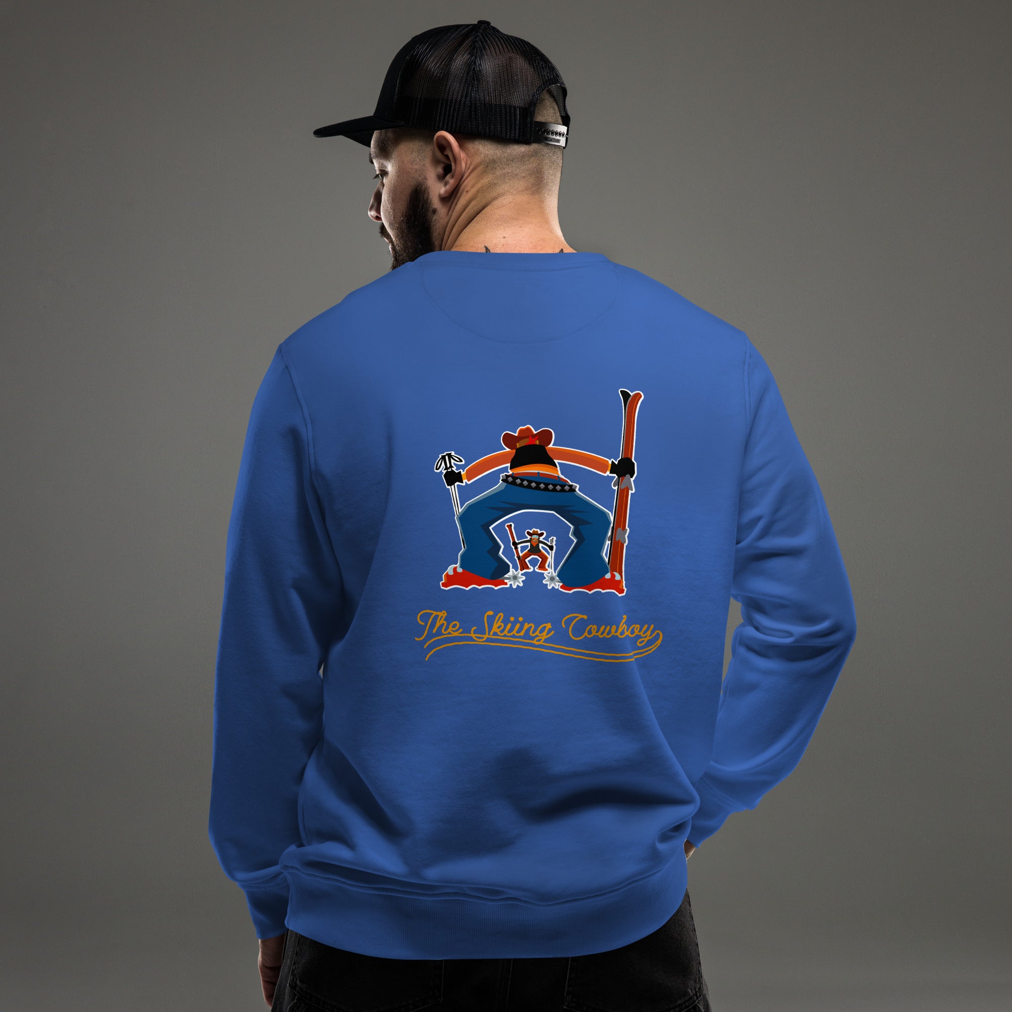 Sweat écologique unisexe Ski Fight at OK Corral Outline (face & dos)