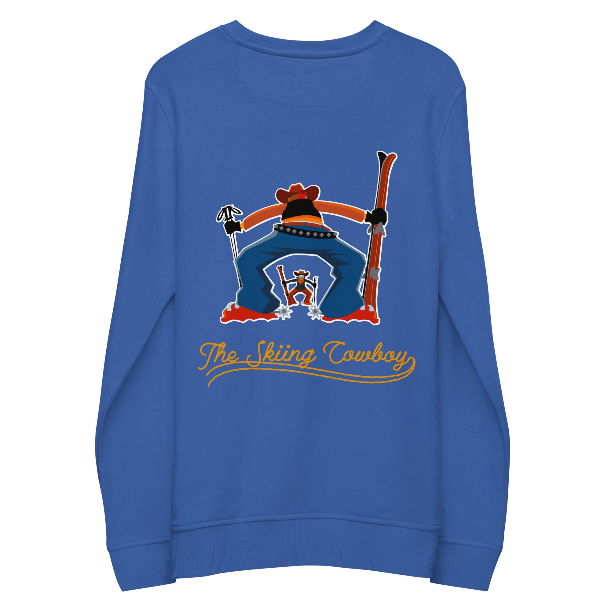 Sweat écologique unisexe Ski Fight at OK Corral Outline (face & dos)