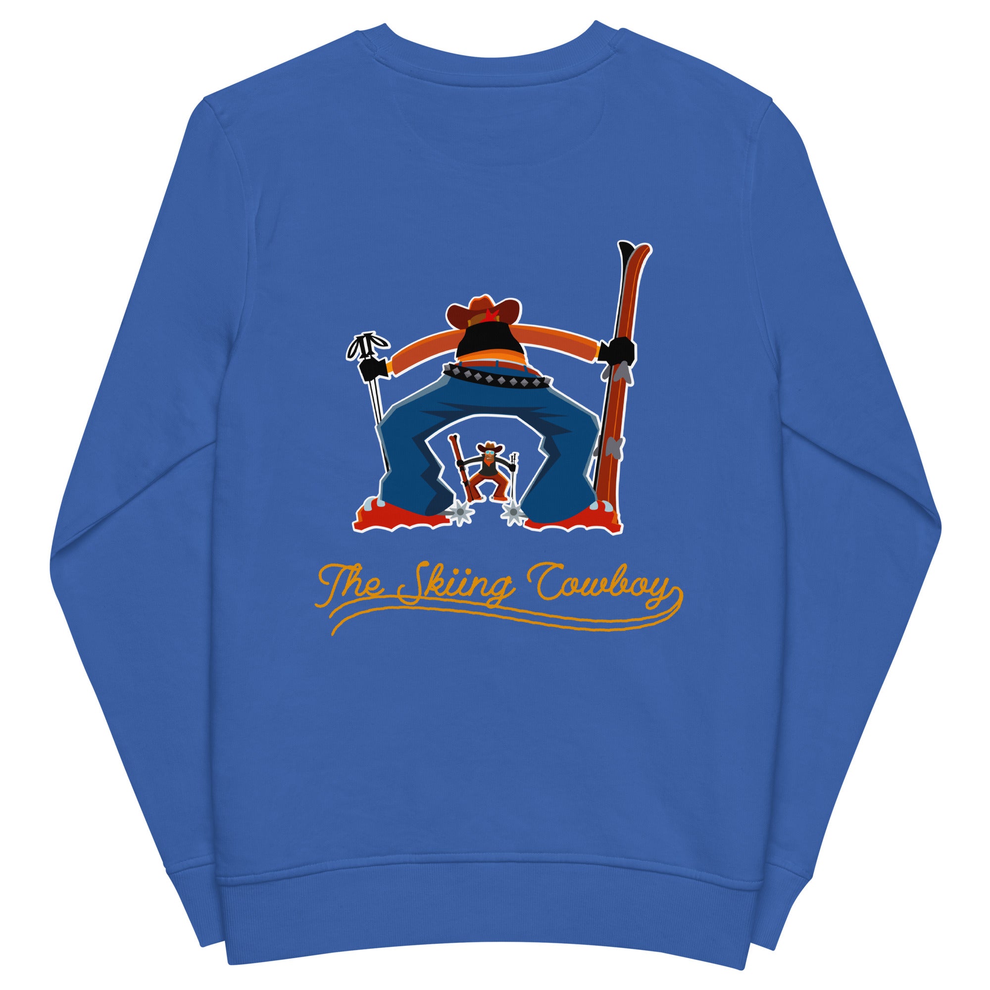 Sweat écologique unisexe Ski Fight at OK Corral Outline (face & dos)