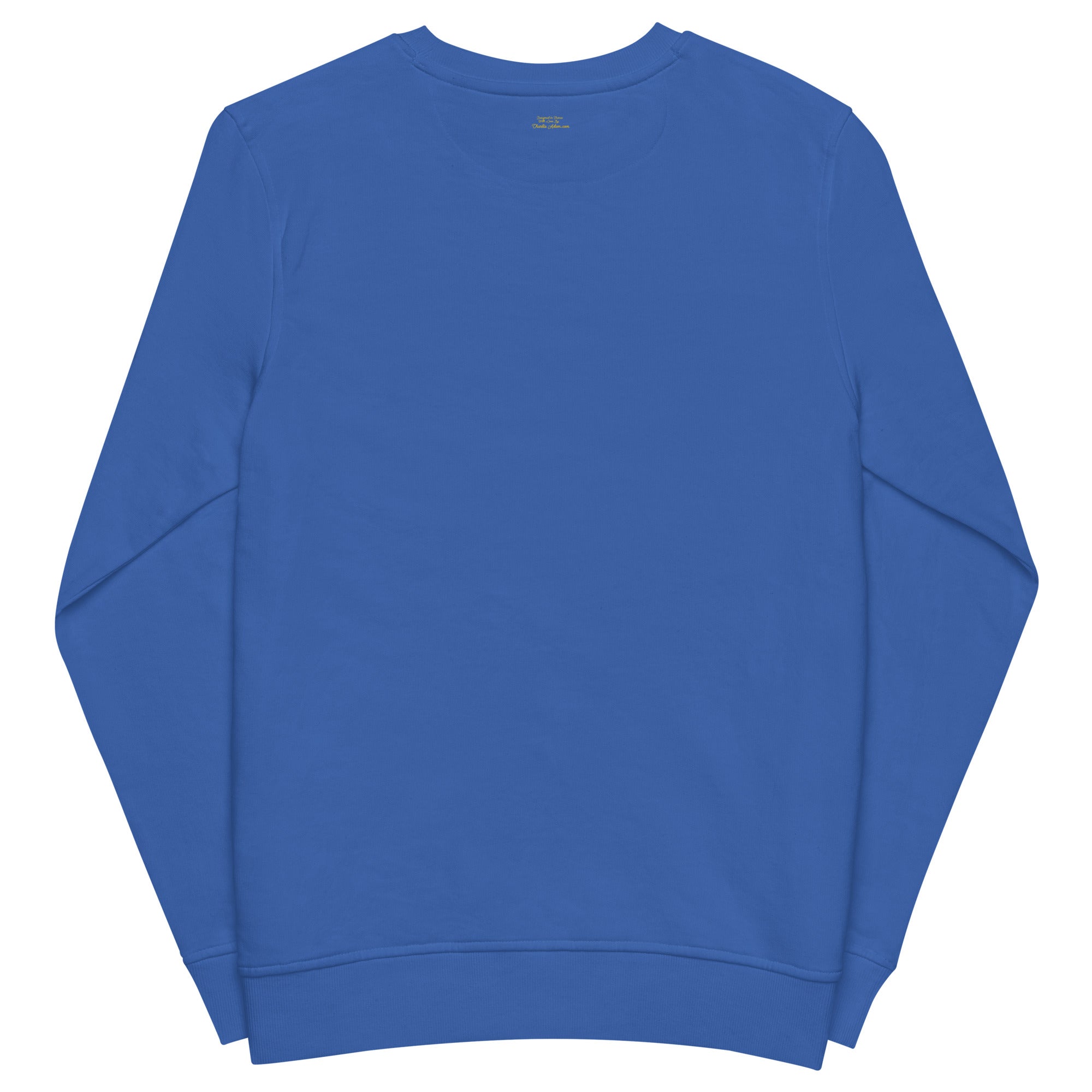 Unisex organic sweatshirt Free camping is not a crime