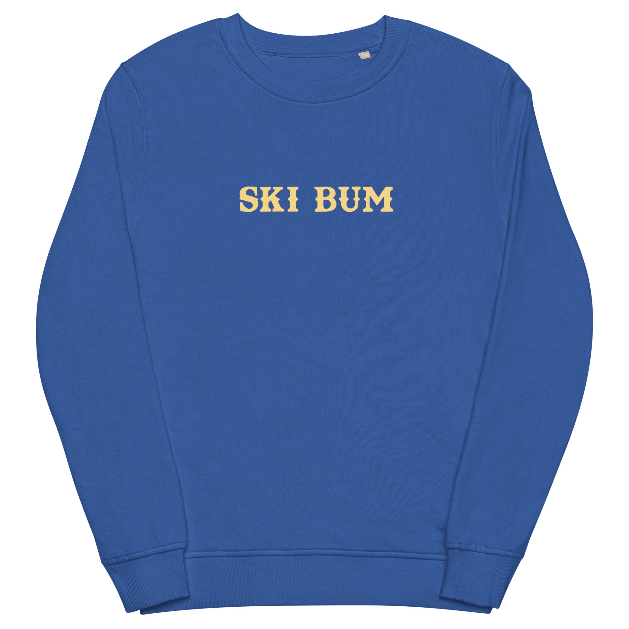 Sweat écologique unisexe Ski Bum texte clair