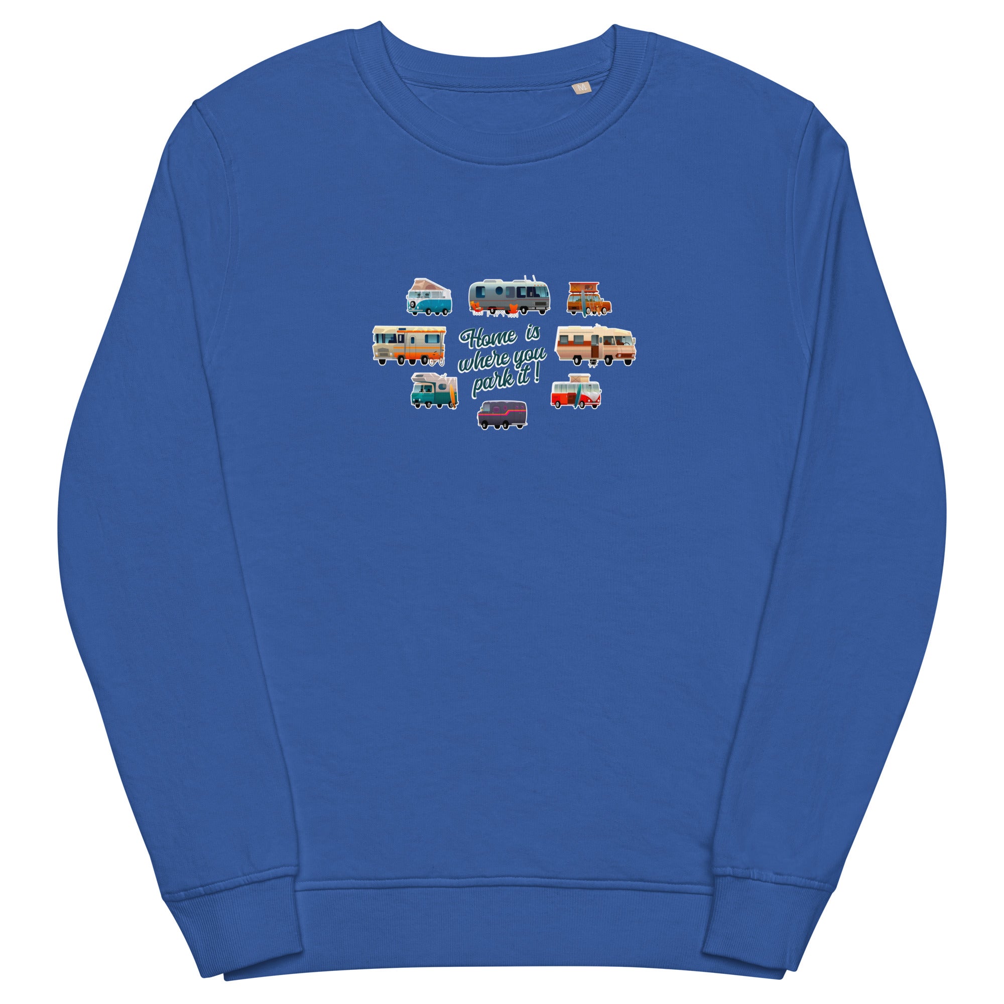 Unisex organic sweatshirt Square Vintage Campers