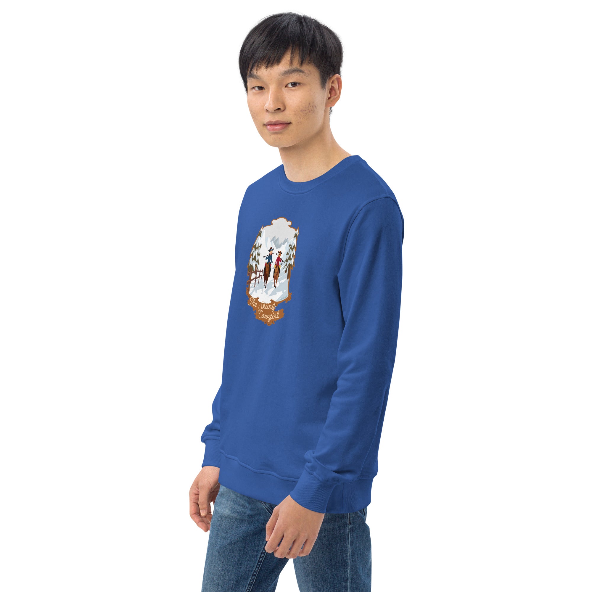 Sweat écologique unisexe The Skiing Cowgirl