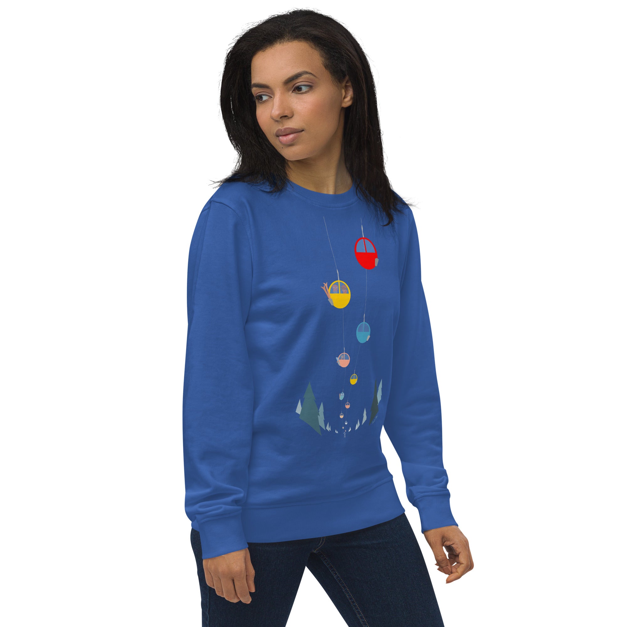 Sweat écologique unisexe Gondolas in the mist