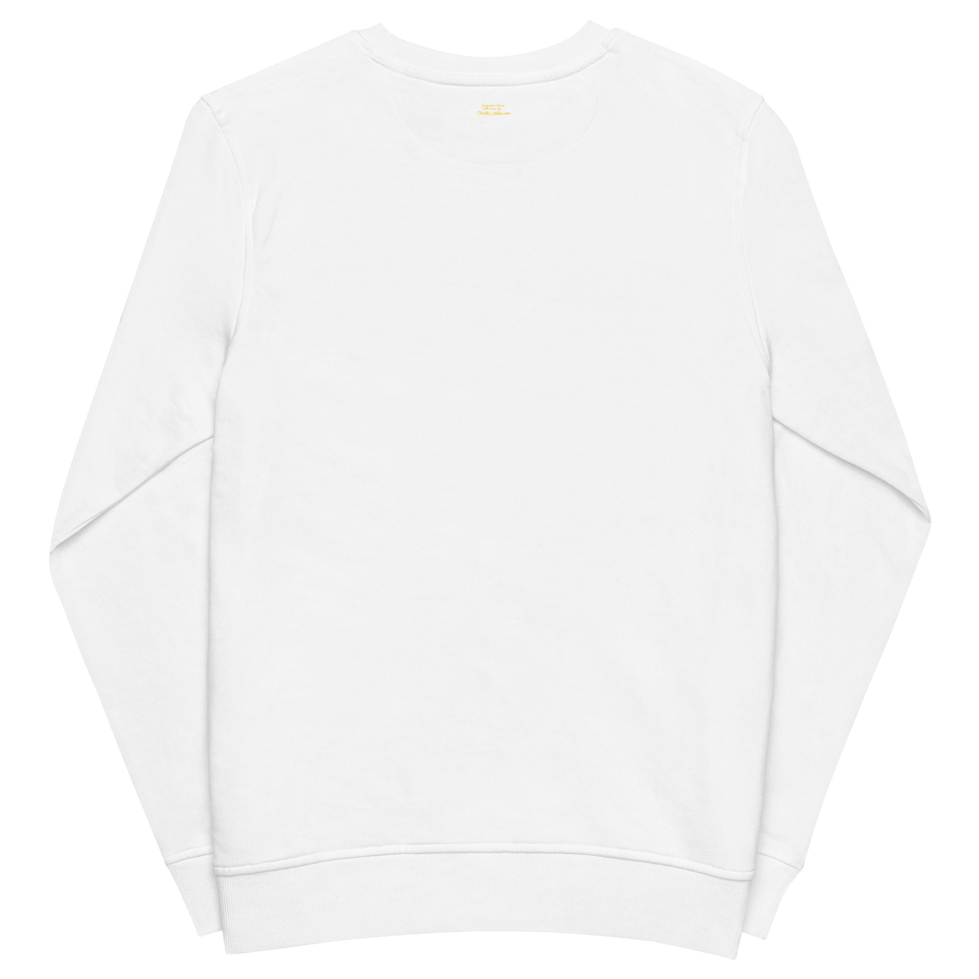 Unisex organic sweatshirt Free camping is not a crime