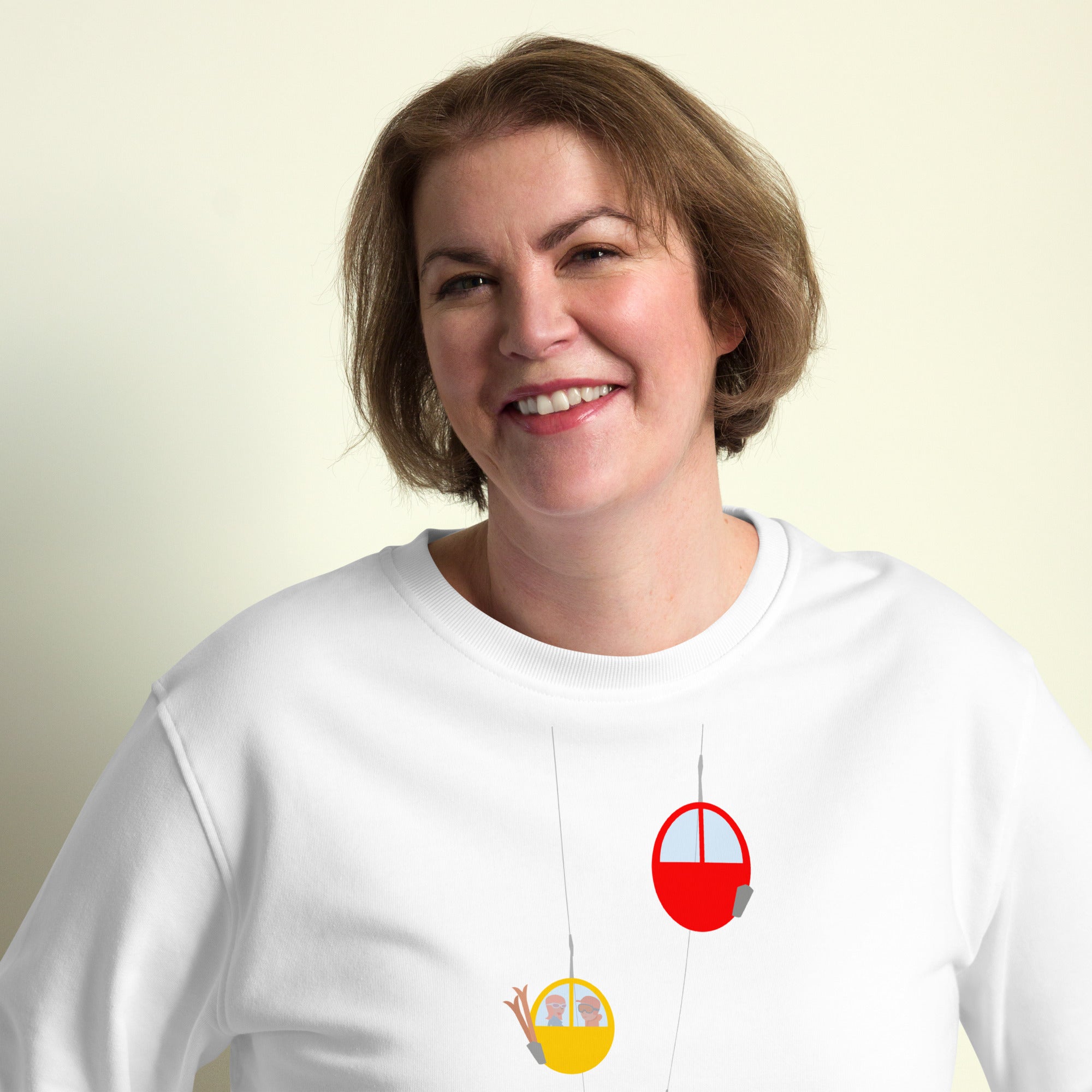 Sweat écologique unisexe Gondolas in the mist