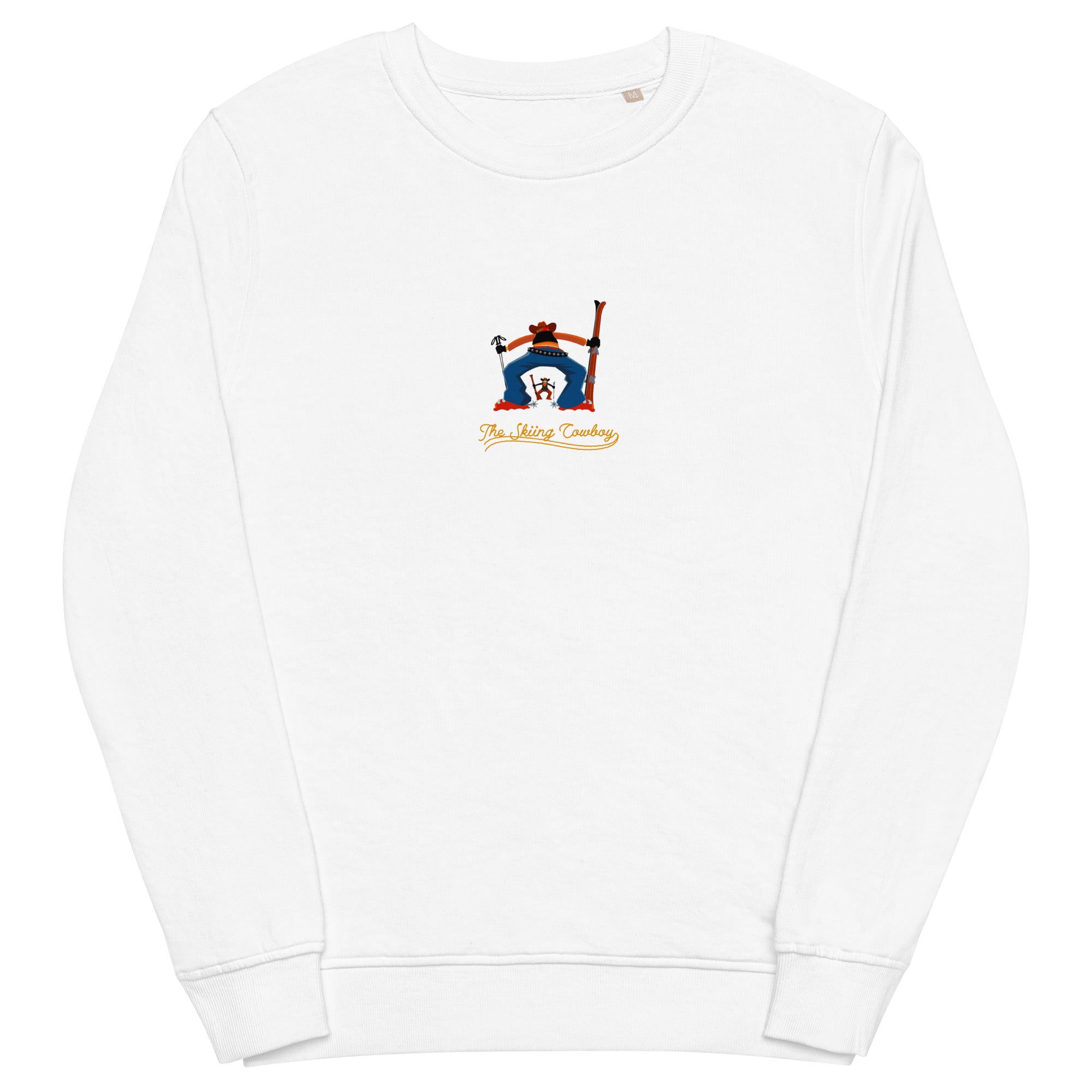 Sweat écologique unisexe Ski Fight at OK Corral Outline (face & dos)