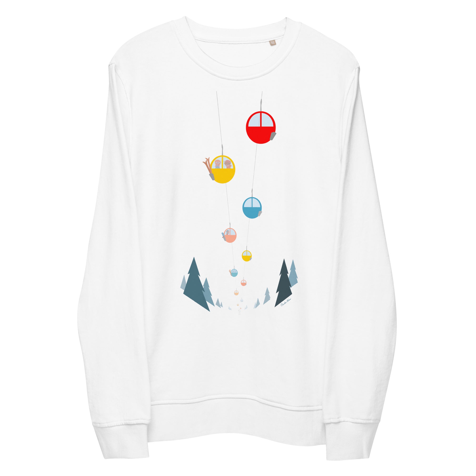 Sweat écologique unisexe Gondolas in the mist