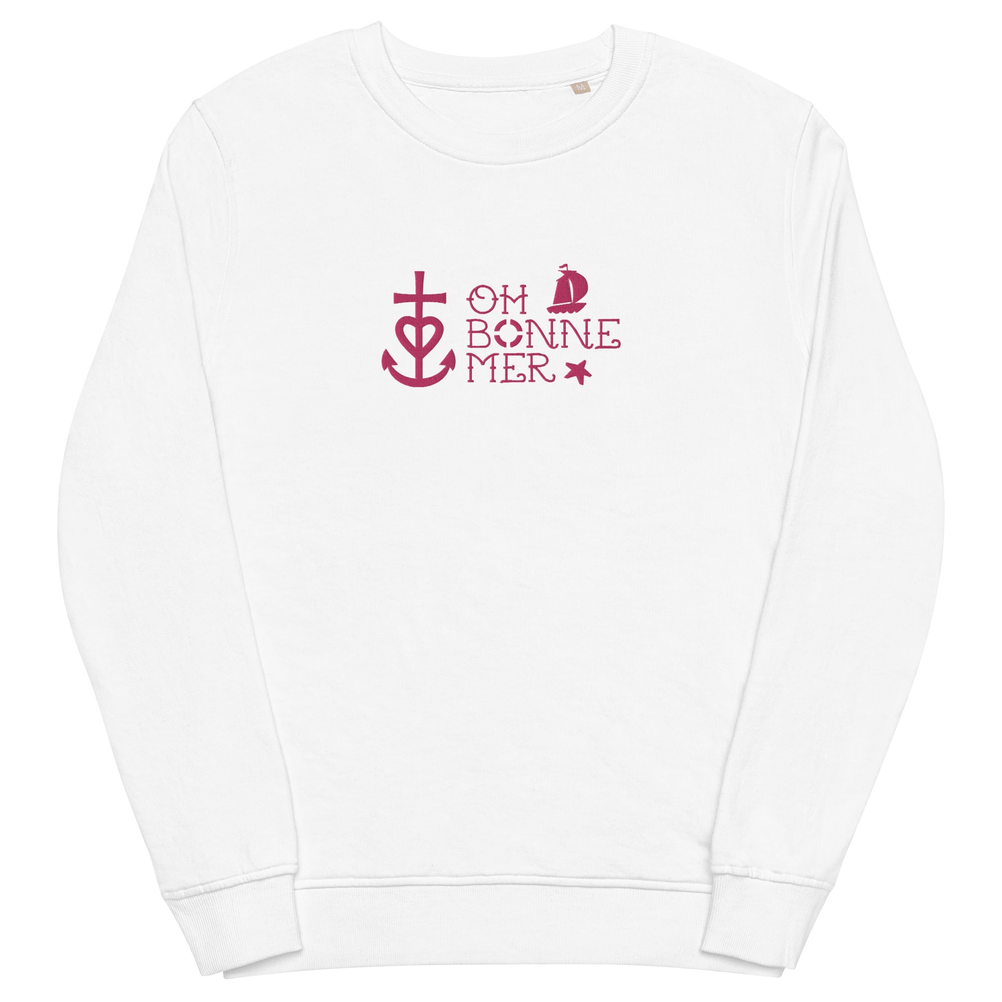 Sweat écologique unisexe Oh Bonne Mer 2 flamingo brodé