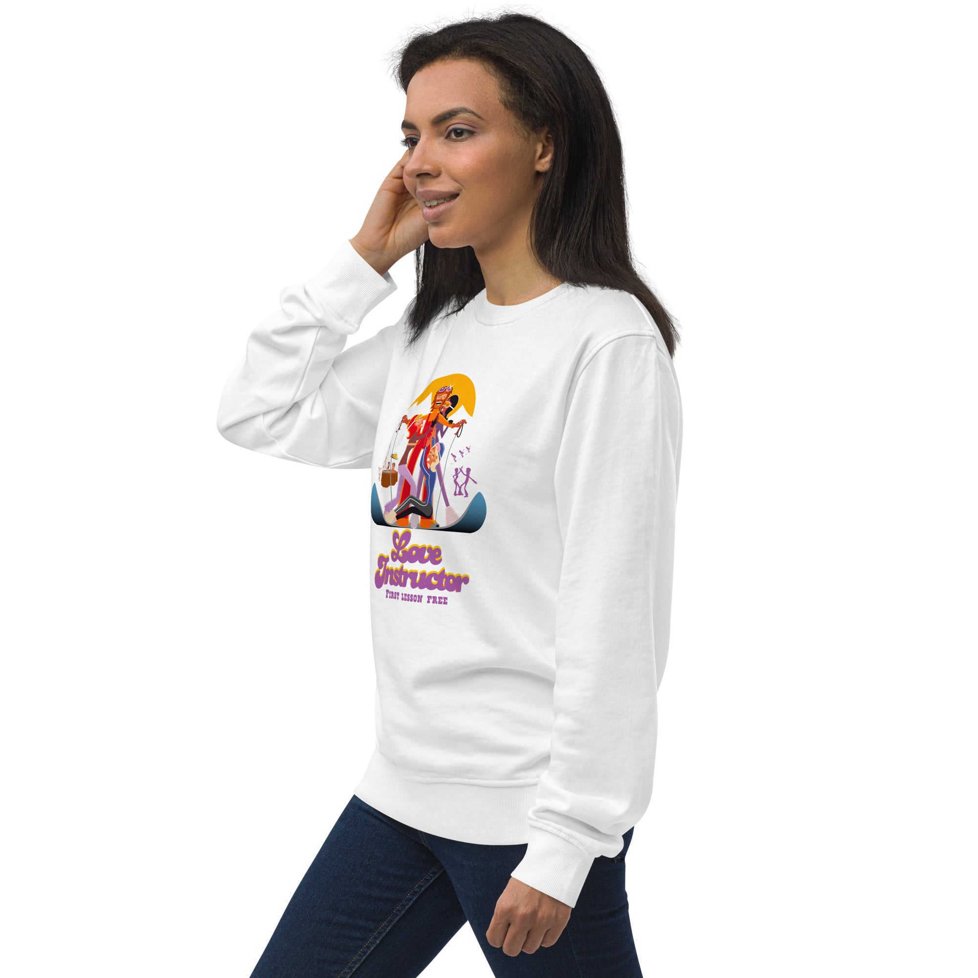 Sweat écologique unisexe Love Instructor First Lesson free