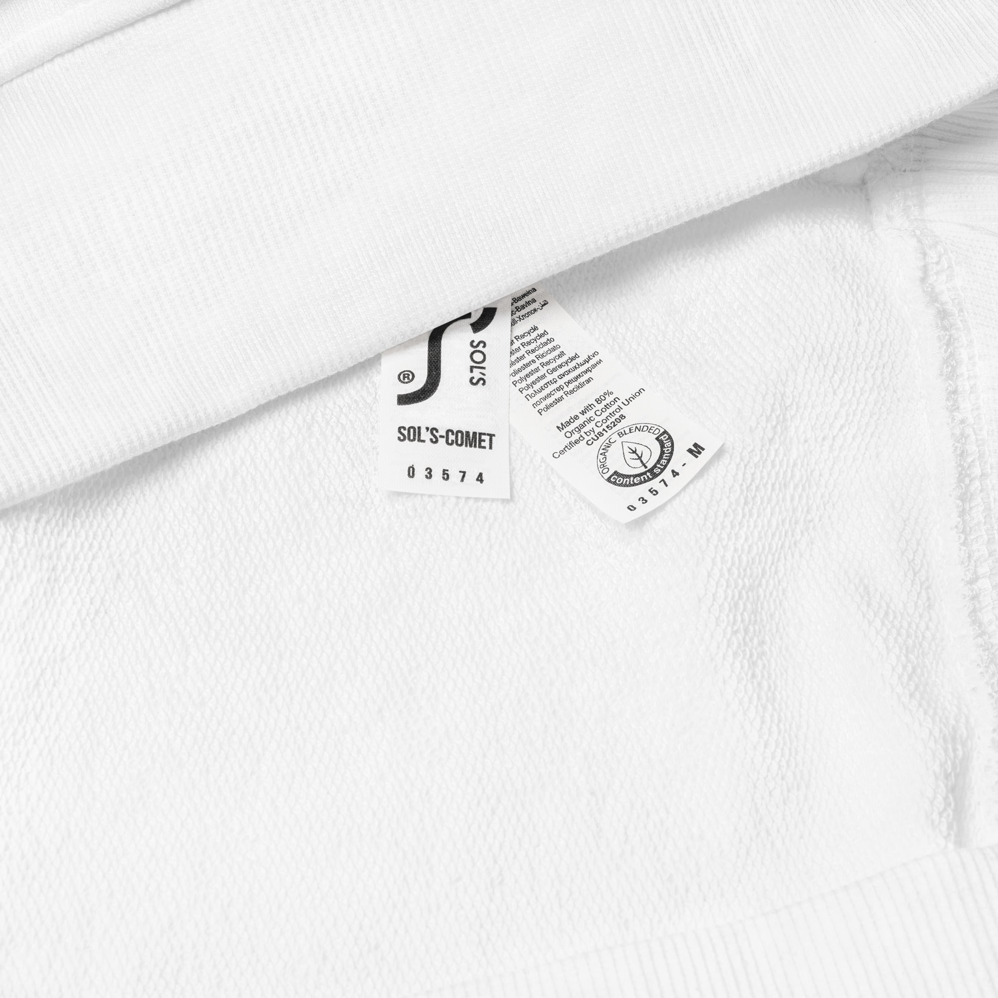 Unisex organic sweatshirt Free camping is not a crime