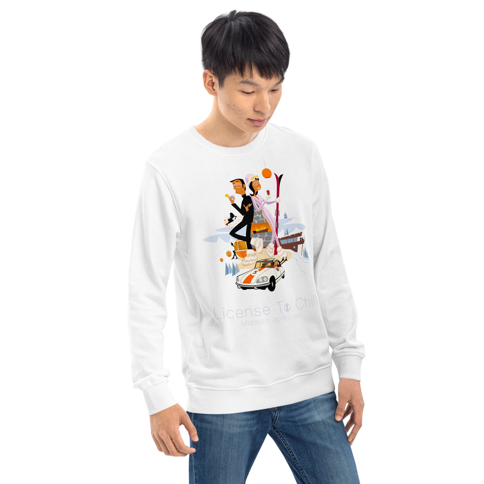 Sweat écologique unisexe License To Chill Mission Après-Ski