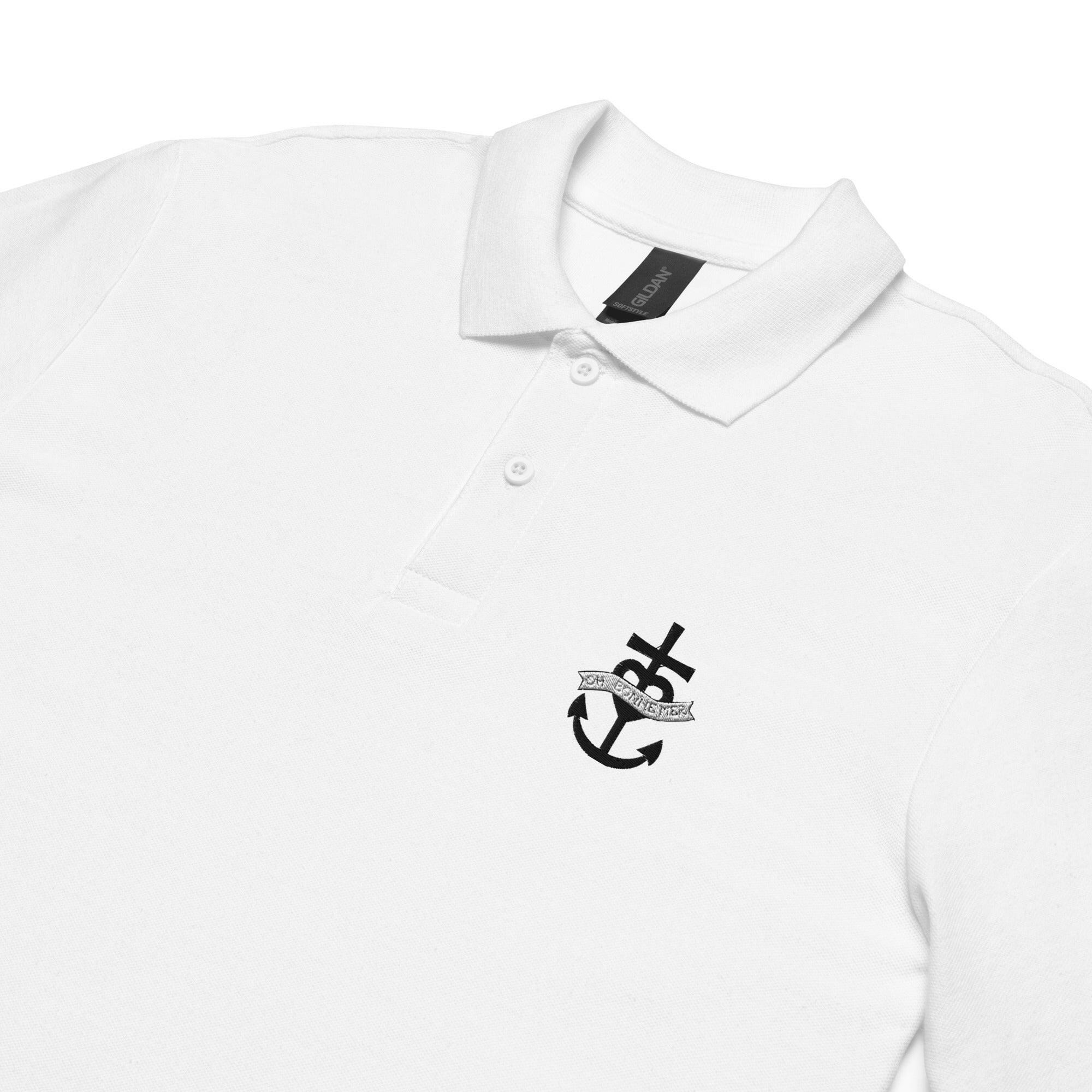 Polo piqué unisexe Oh Bonne Mer 1 brodé