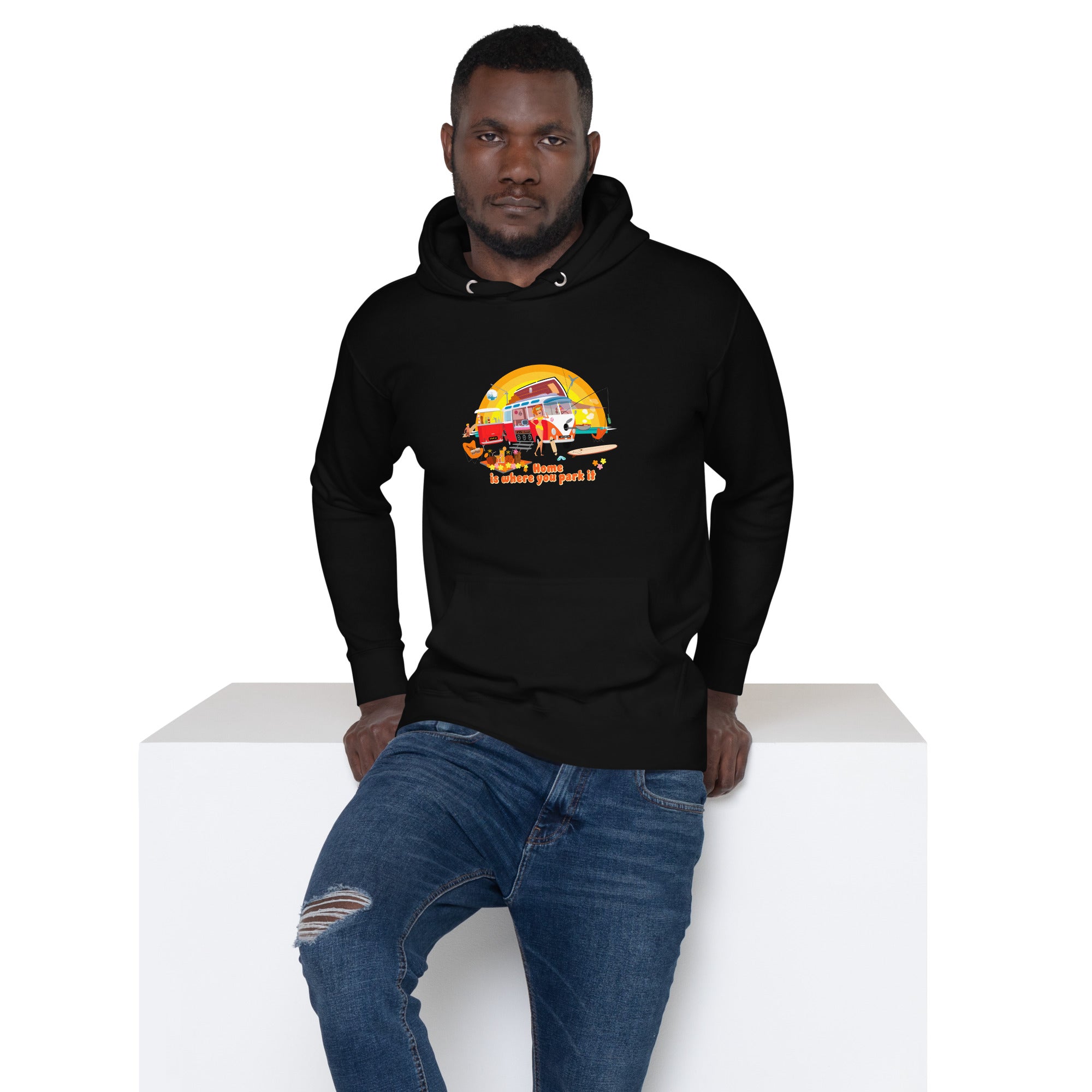 Unisex Cotton Hoodie Ultra Combi Home is where you park it
