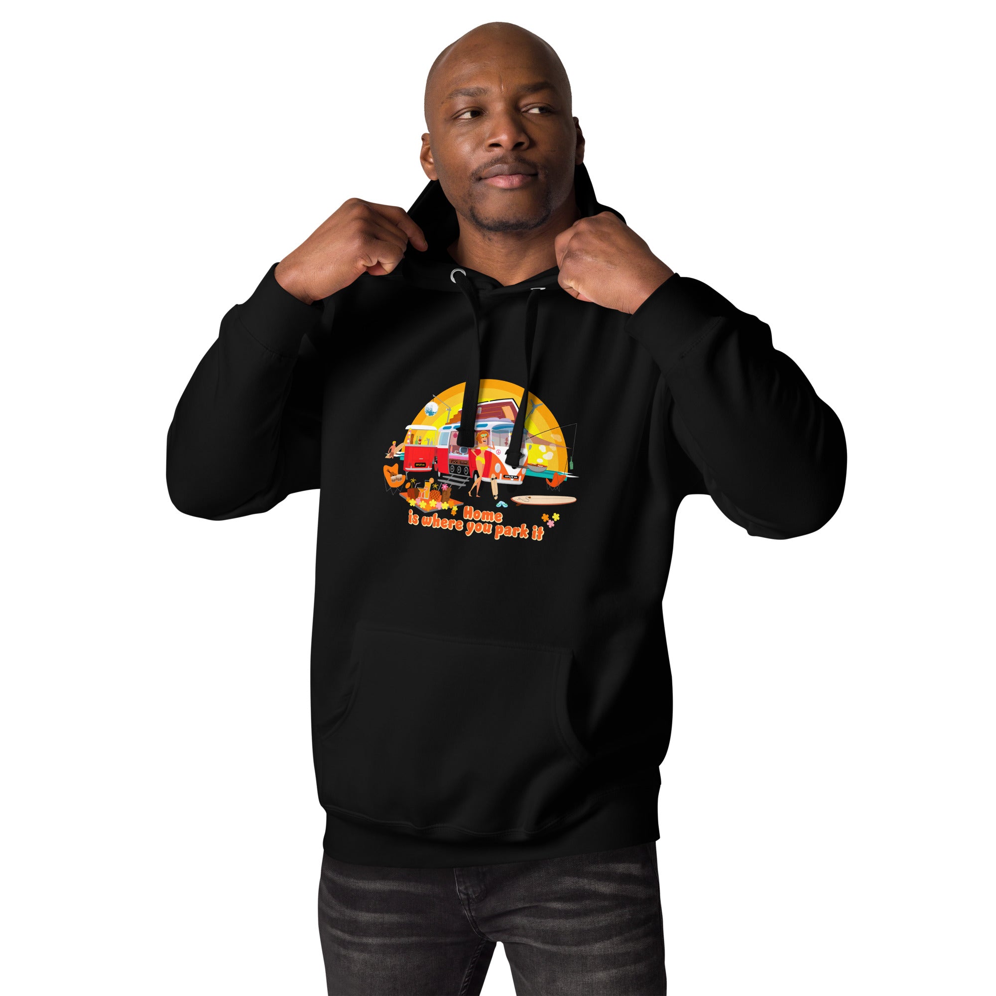 Unisex Cotton Hoodie Ultra Combi Home is where you park it