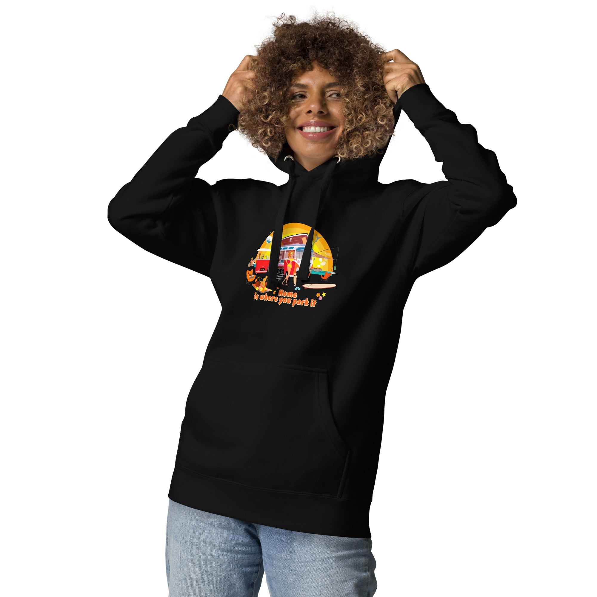 Unisex Cotton Hoodie Ultra Combi Home is where you park it