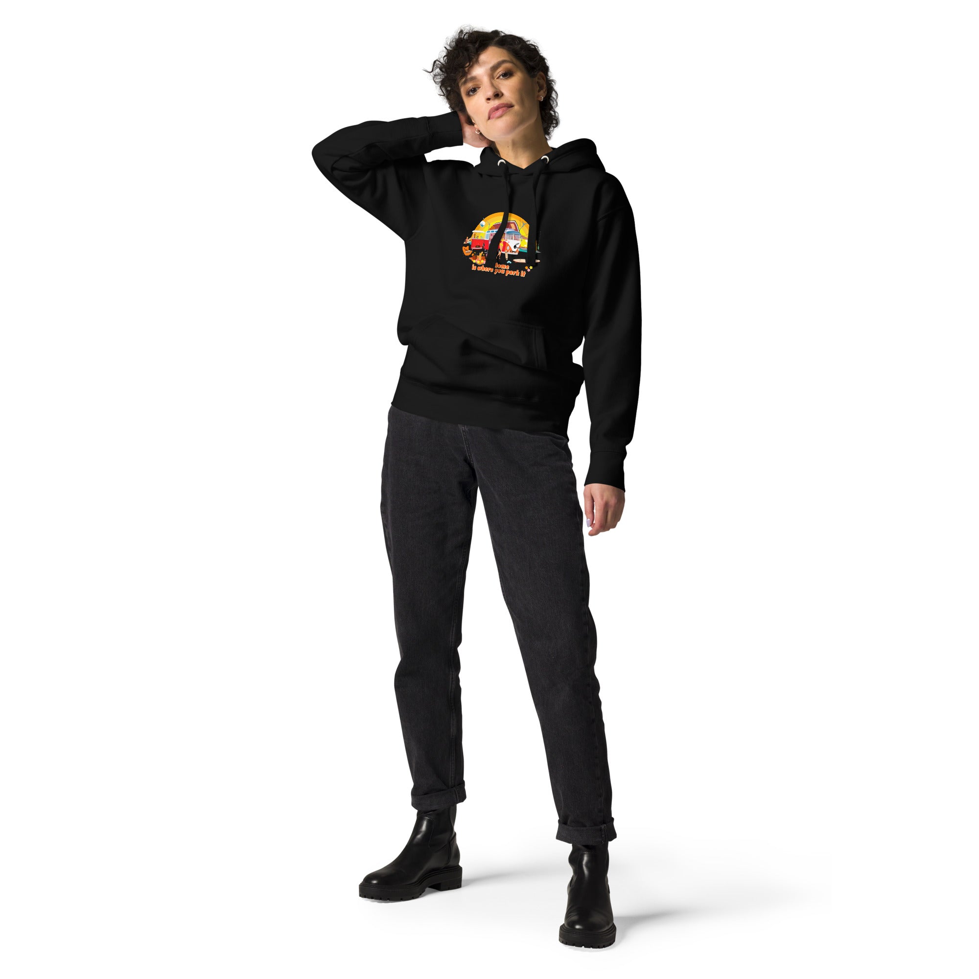 Unisex Cotton Hoodie Ultra Combi Home is where you park it