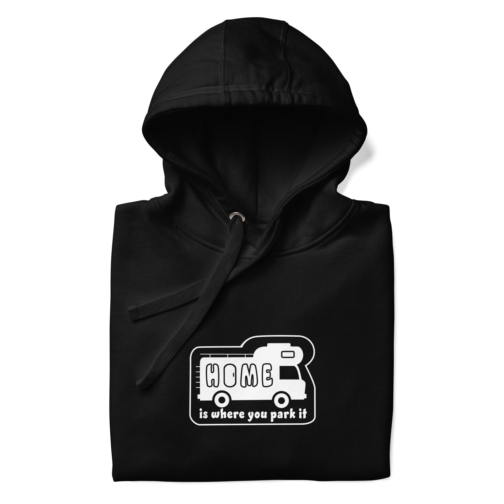 Unisex Cotton Hoodie White Camper Van Home is where you park it