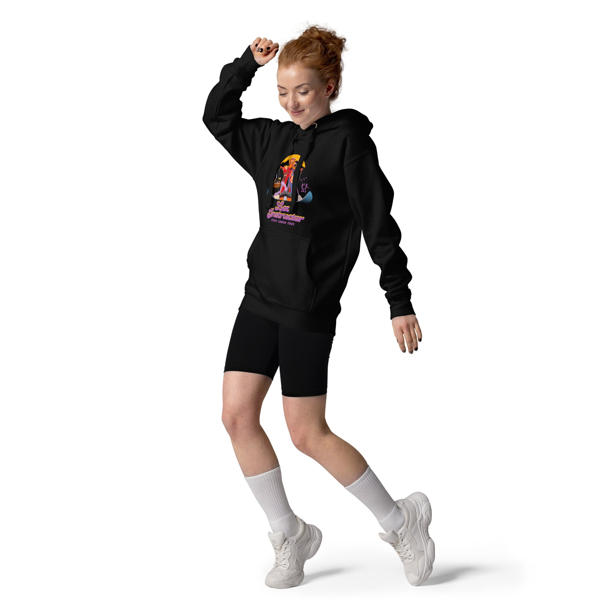 Sweat à capuche unisexe en coton Love Instructor First Lesson free