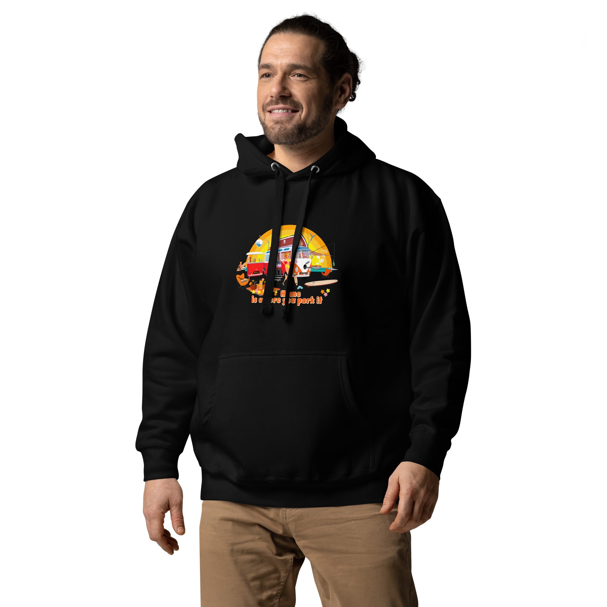 Unisex Cotton Hoodie Ultra Combi Home is where you park it